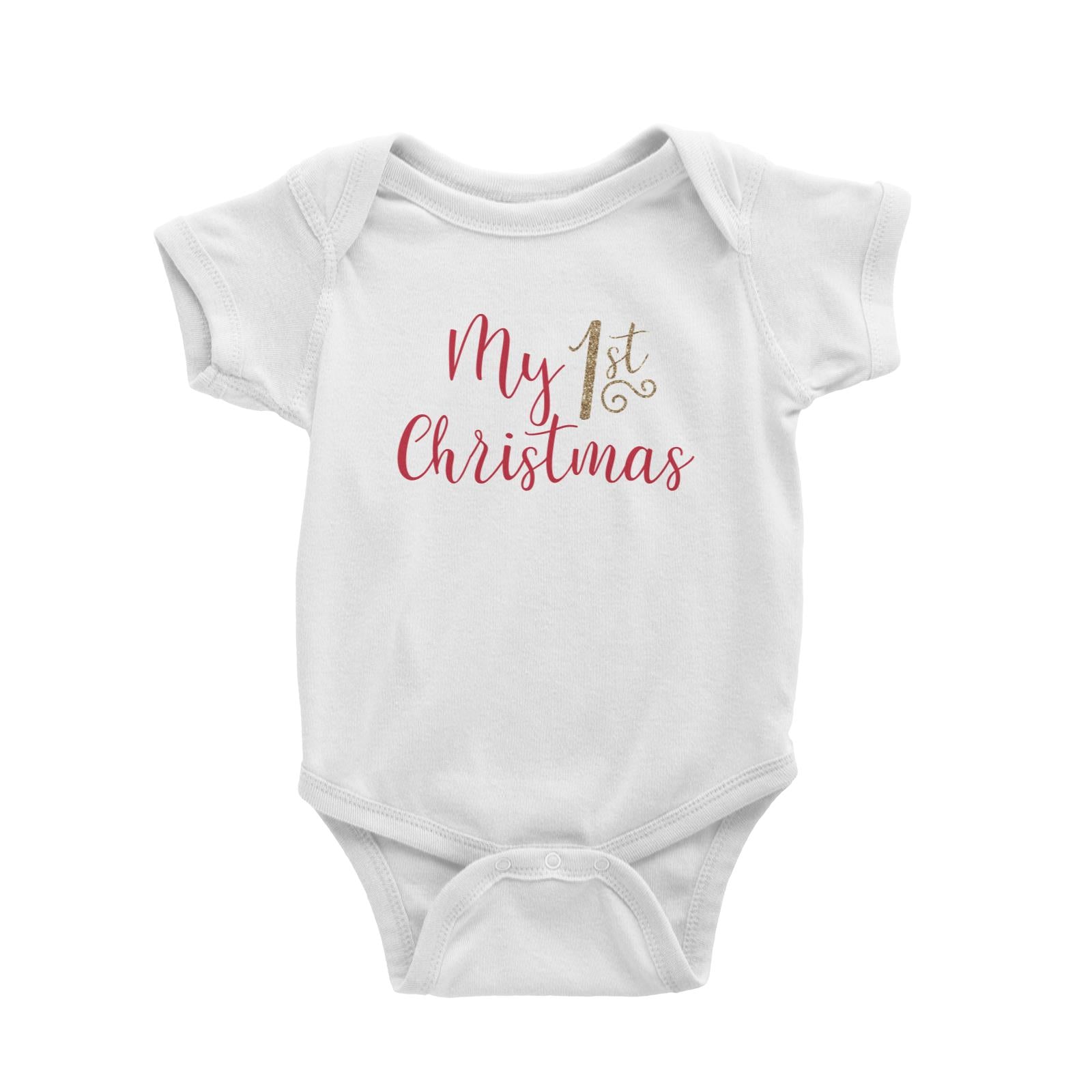 My First Christmas Baby Romper Christmas