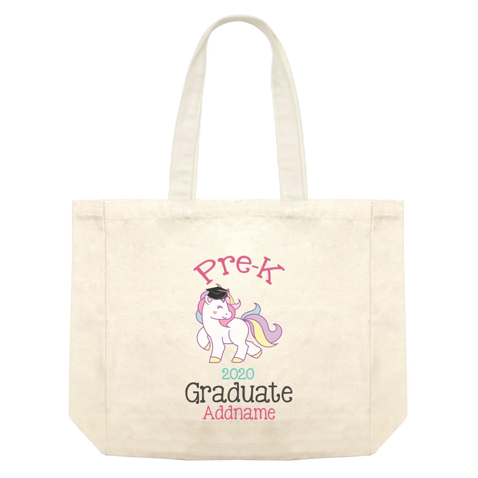 Graduation Series Graduation Unicorn Pre-K Shopping Bag