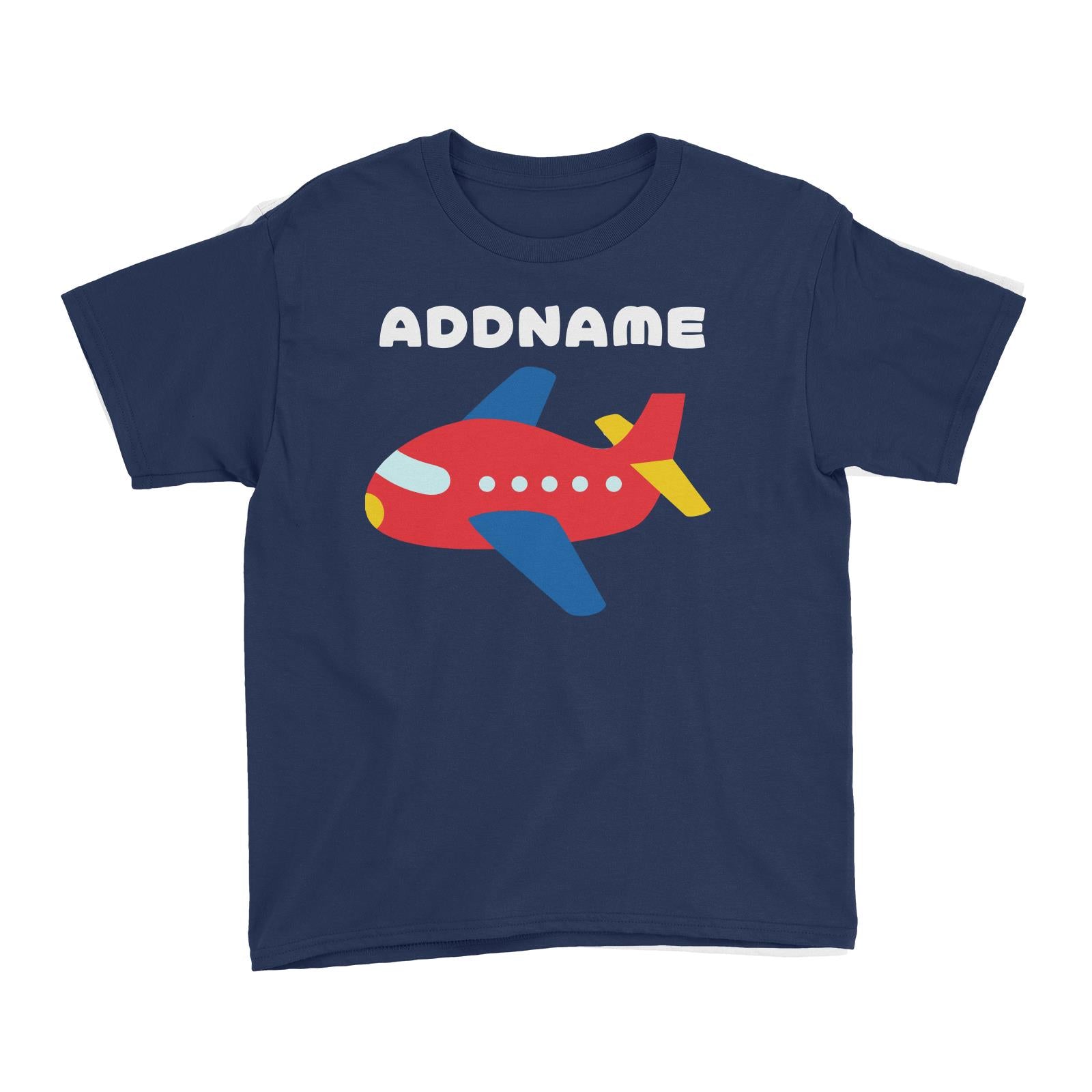 Transportation Plane Addname Kid's T-Shirt