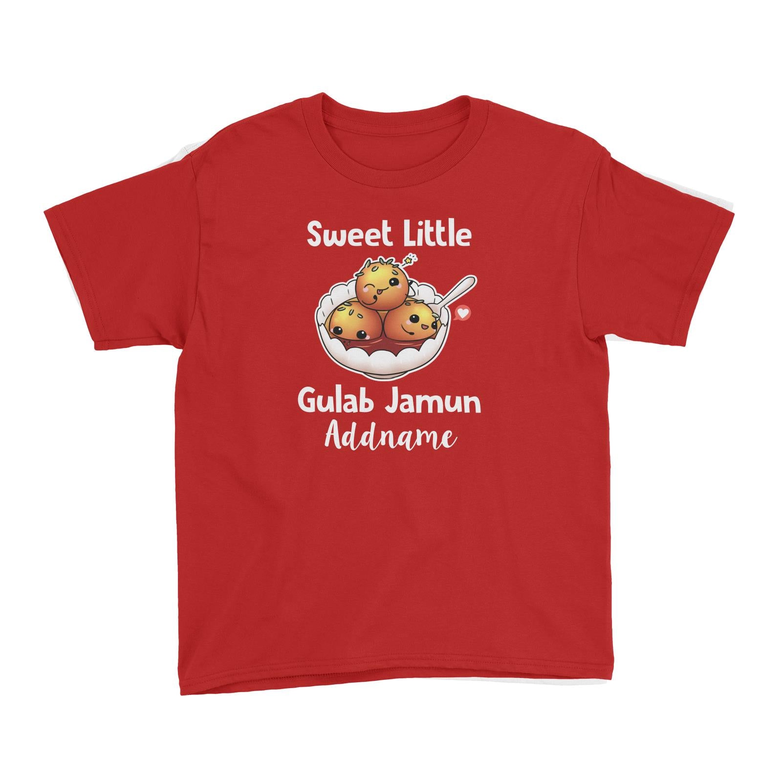 Deepavali Cute Sweet Little Gulab Jamun Addname Kid's T-Shirt