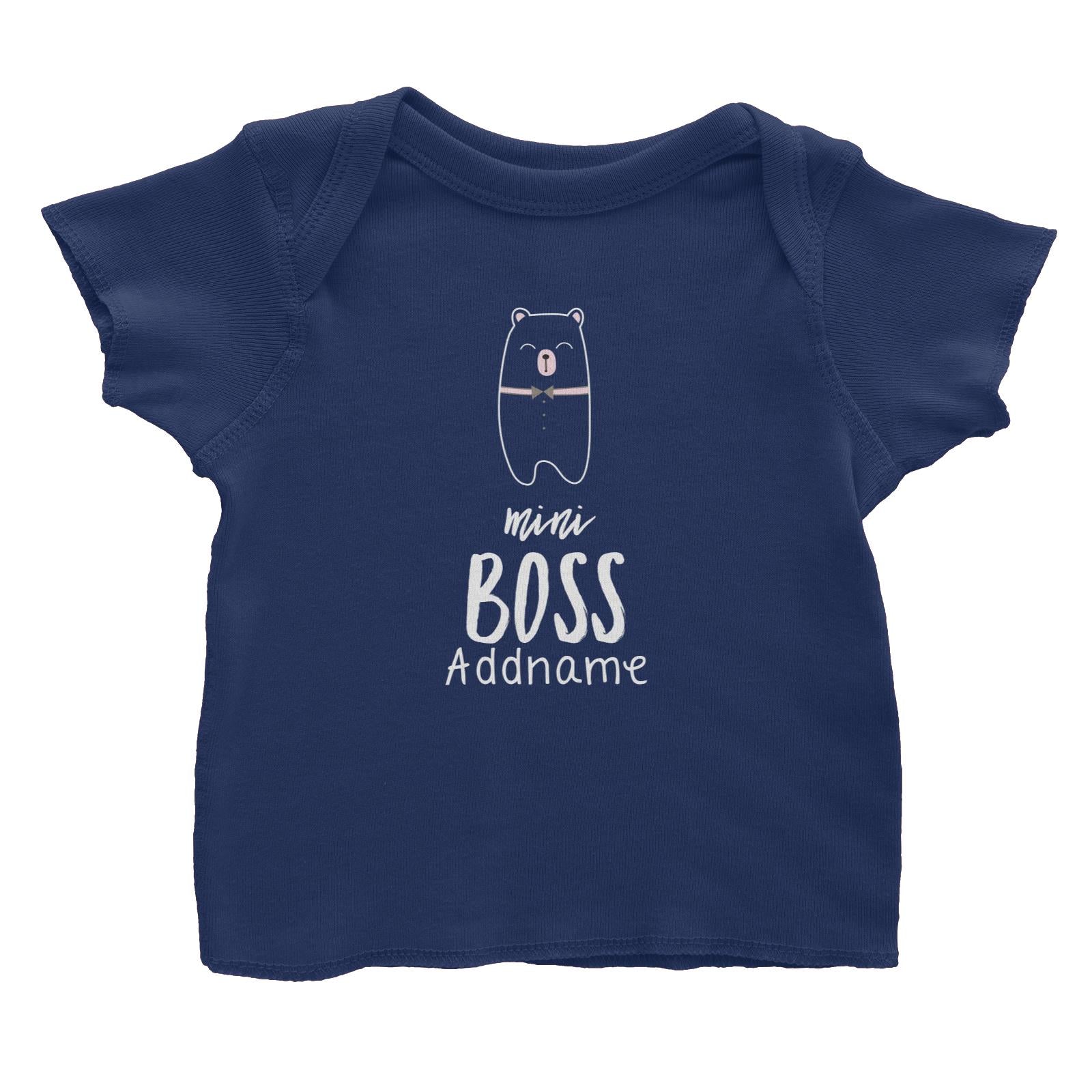 Cute Animals and Friends Series 2 Bear Mini Boss Addname Baby T-Shirt