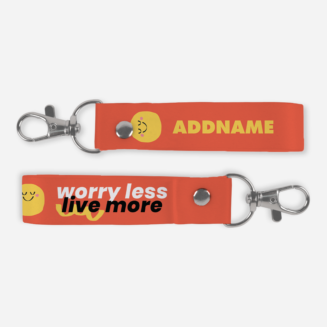 Be Confident Series Keychain Lanyard - Stay Positive - Worry Less Live More