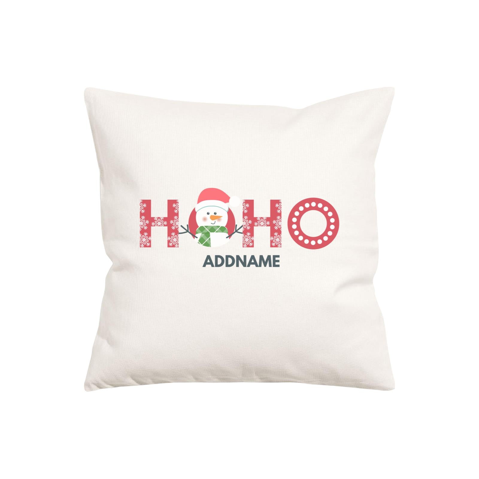 Xmas HoHo Snowman Pillow Pillow Cushion