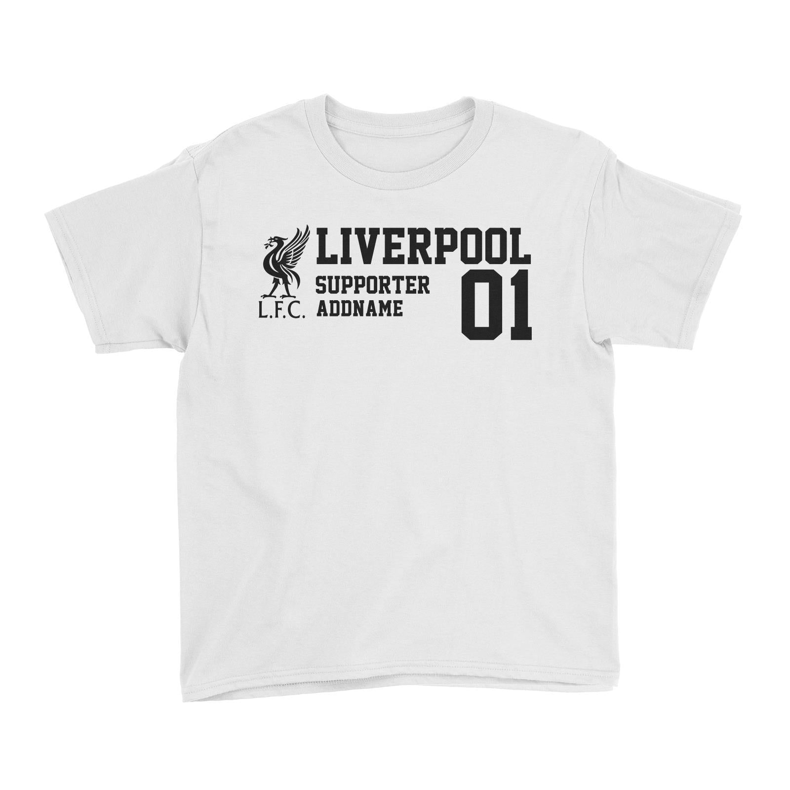 Liverpool Football Supporter Addname Kid's T-Shirt
