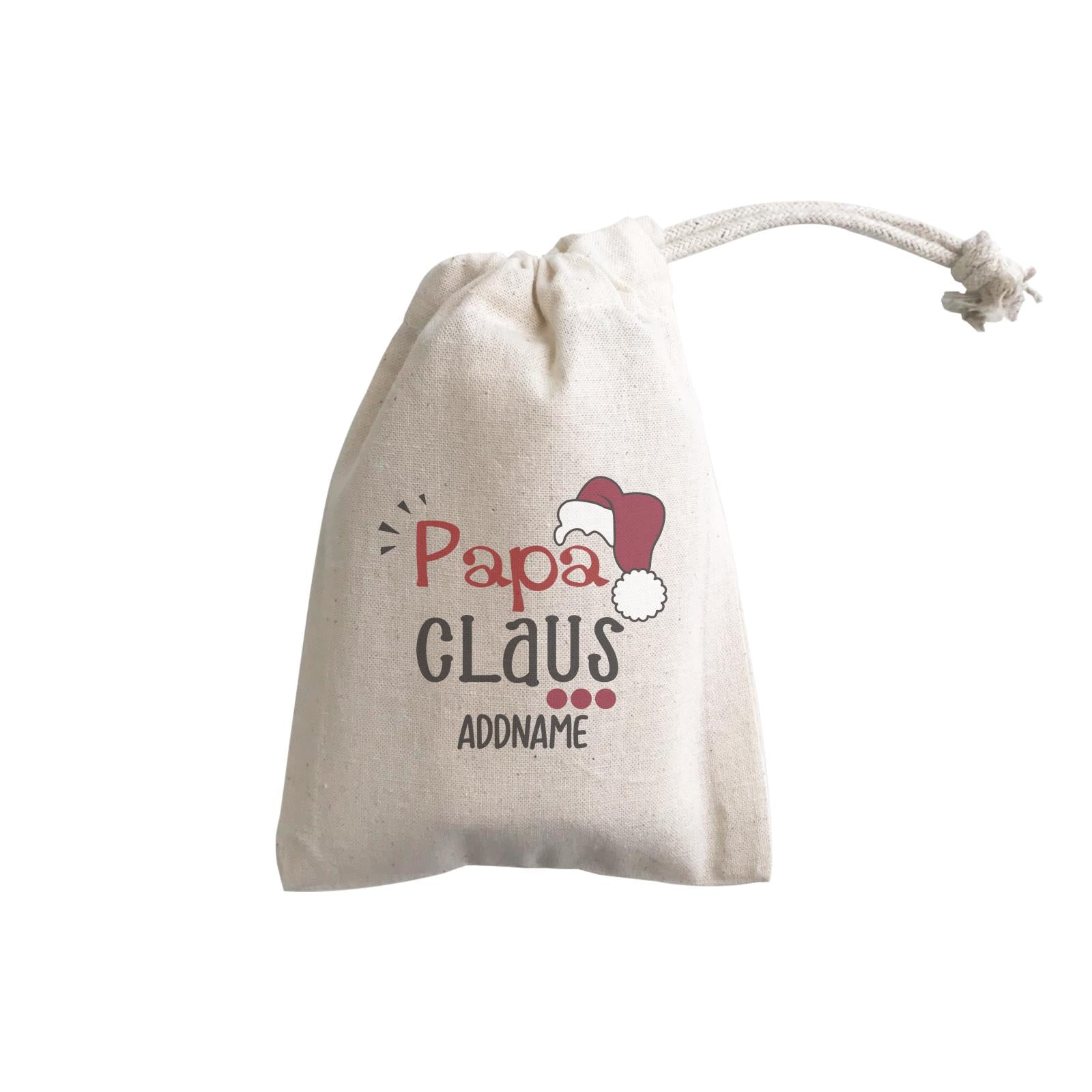 Xmas Papa Claus with Santa Hat GP Gift Pouch