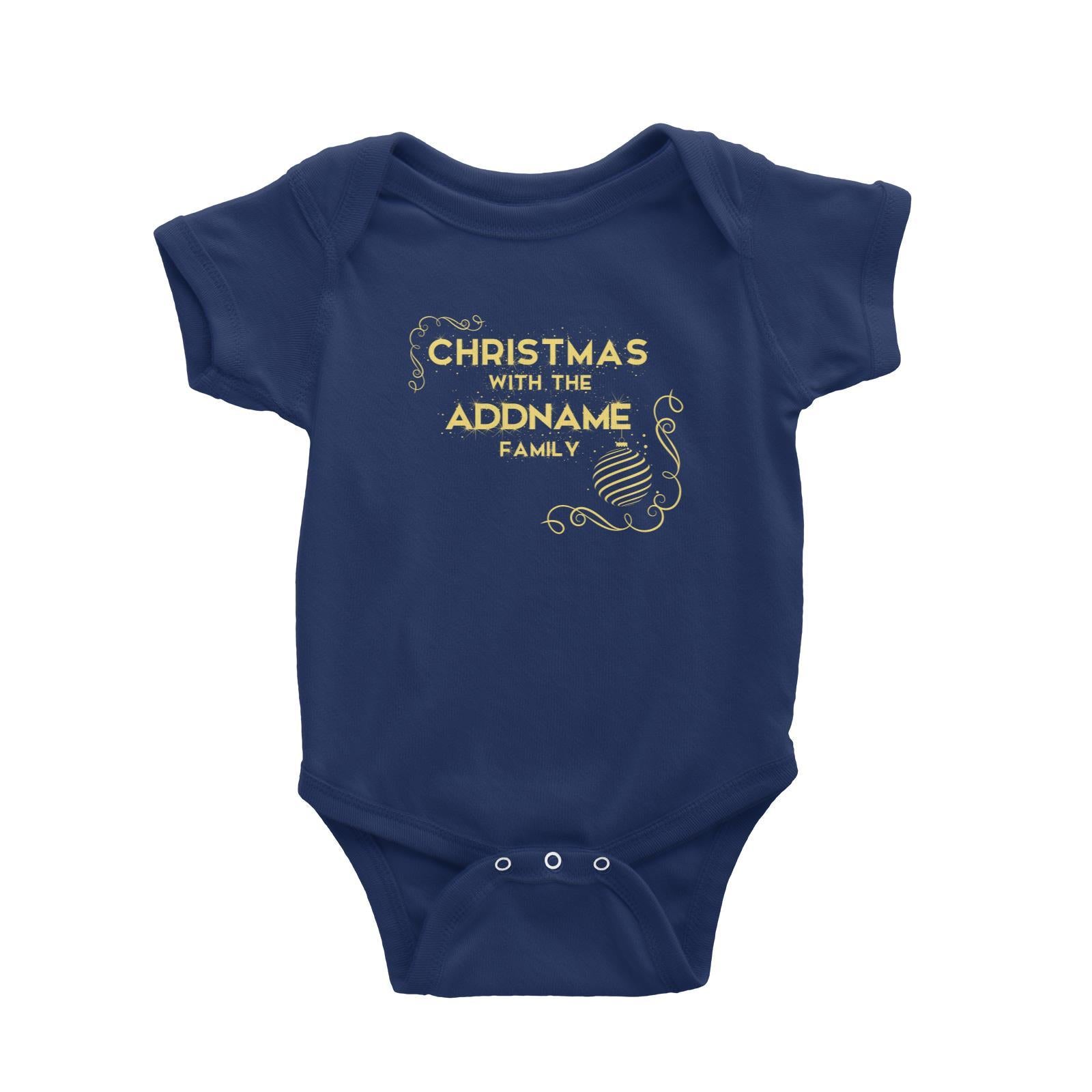 Christmas Ornamental with the Addname Family Baby Romper