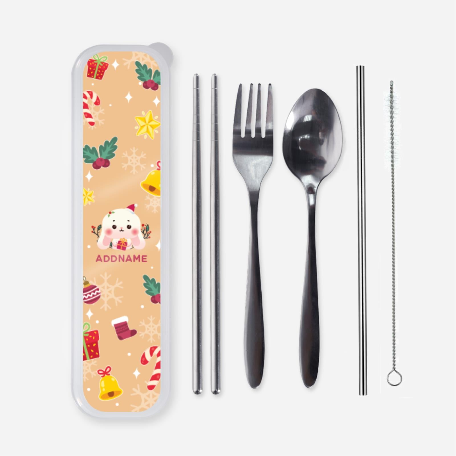 Christmas Cute Animal Series Cutlery - Rabbit
