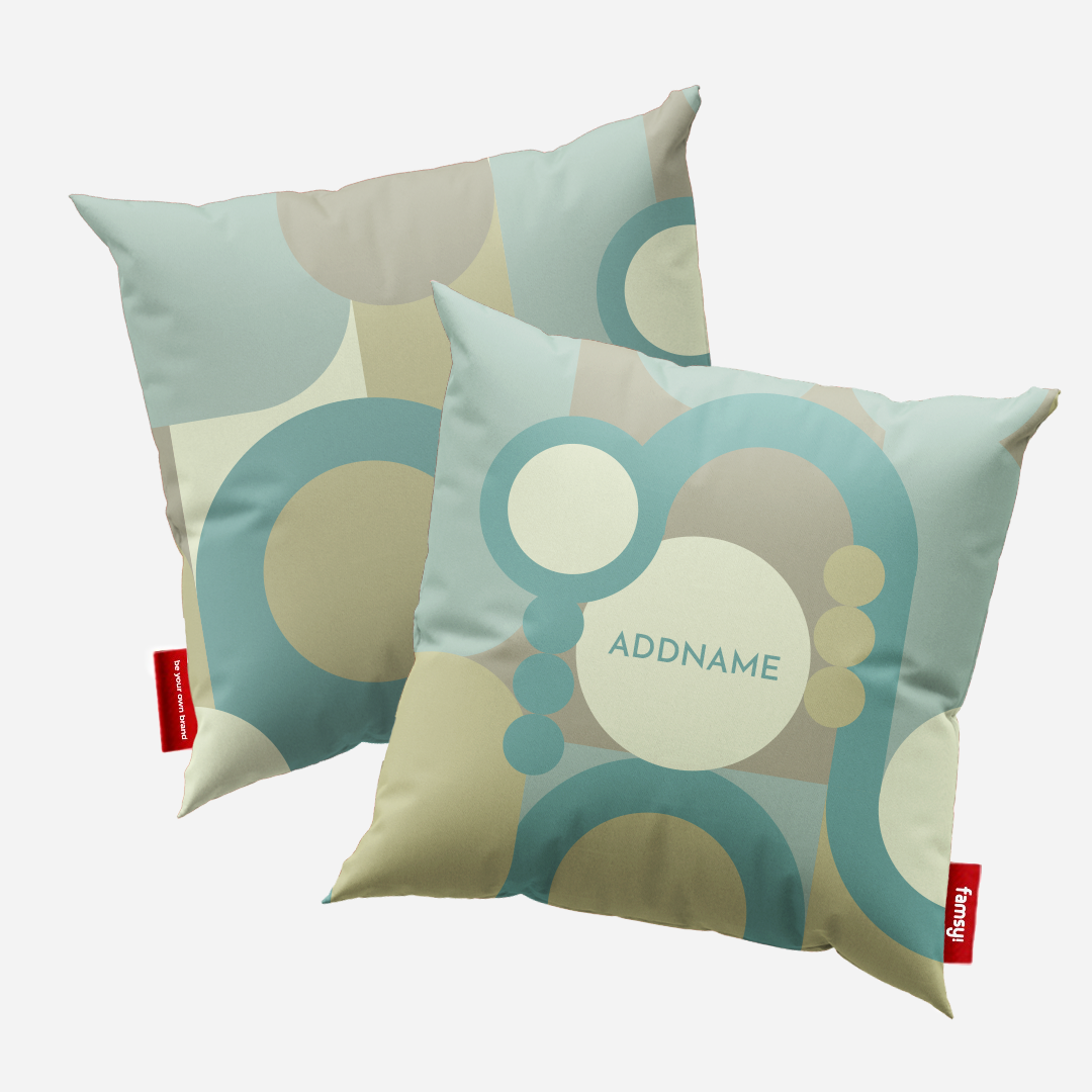 Ryn Series - Pandan Full Print Cushion Cover with Inner Cushion