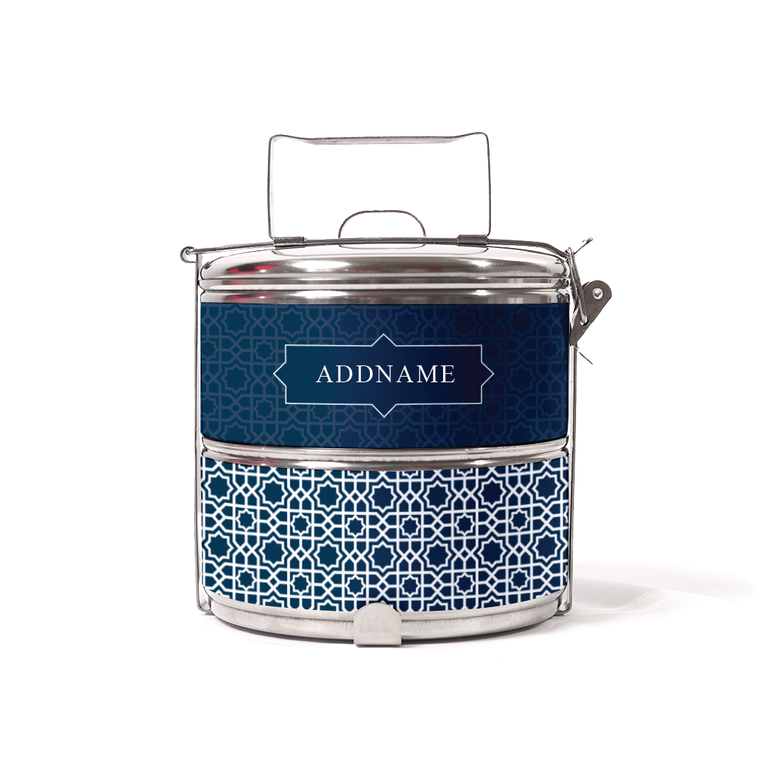 Annas Series - Prussian Blue Two-Tier Tiffin Carrier