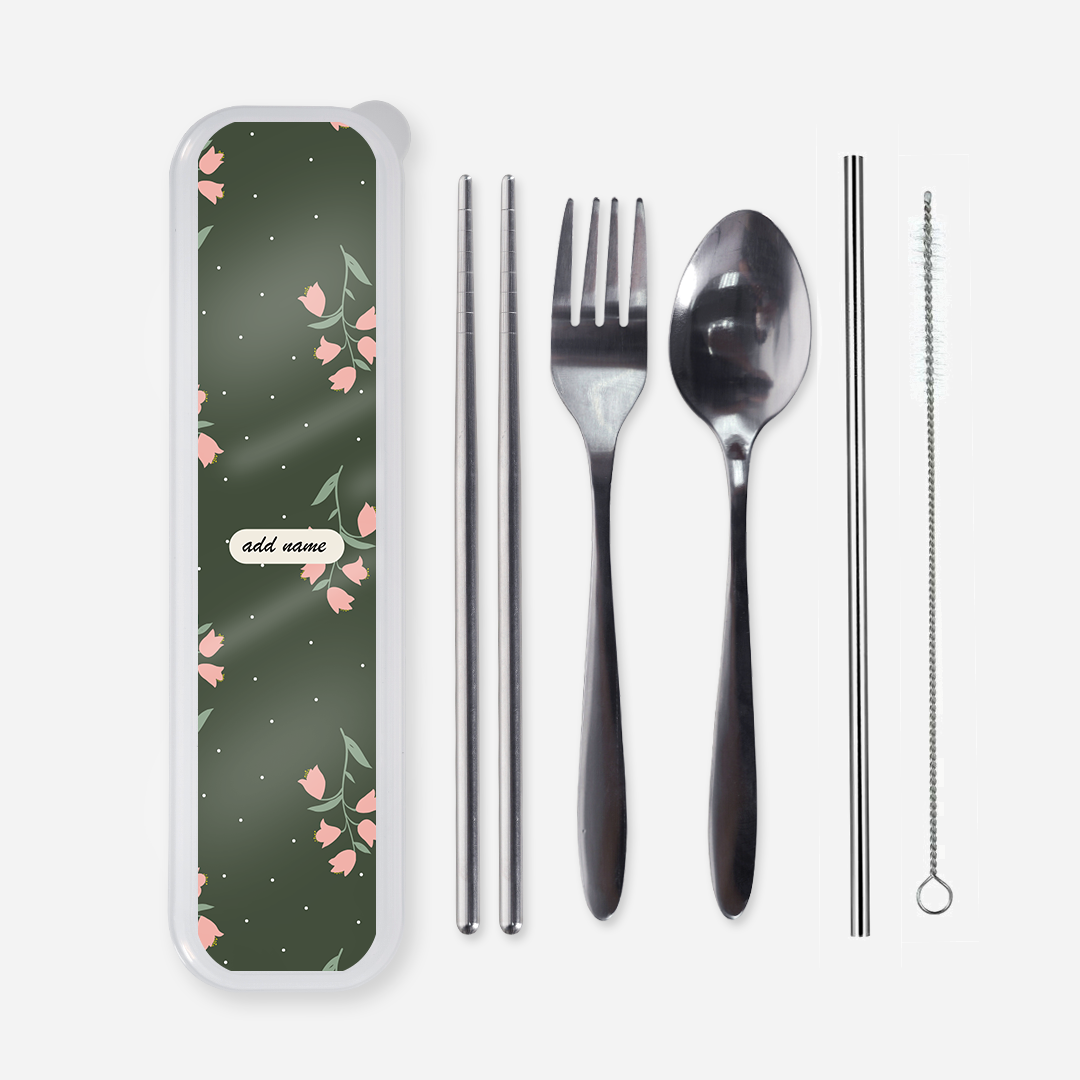 Assured Constance Cutlery - Olive