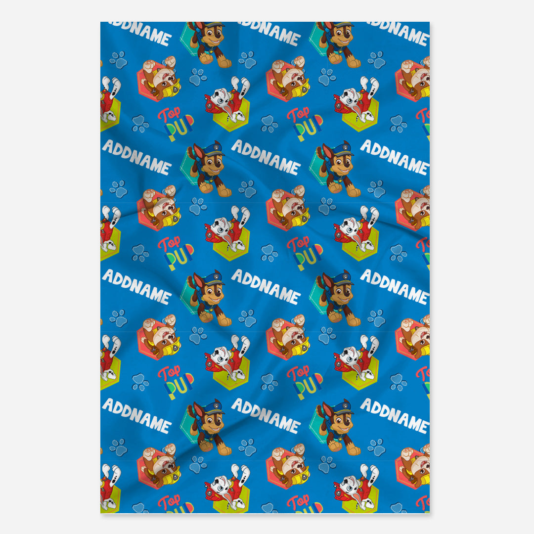 Paw Patrol - Mission : Have Fun! Personalized Chase Blanket