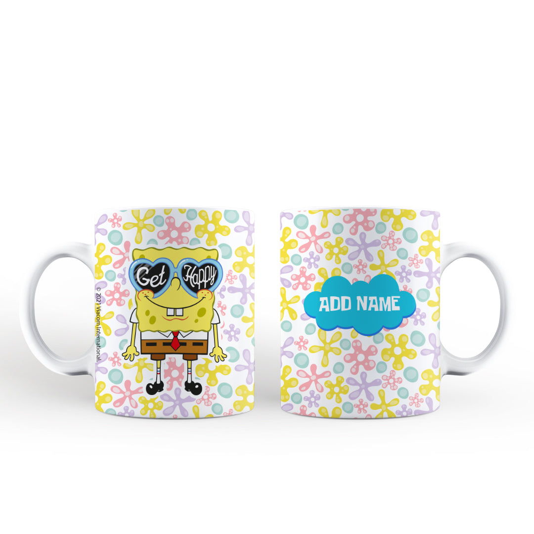 SpongeBob - Get Happy Personalized Mug