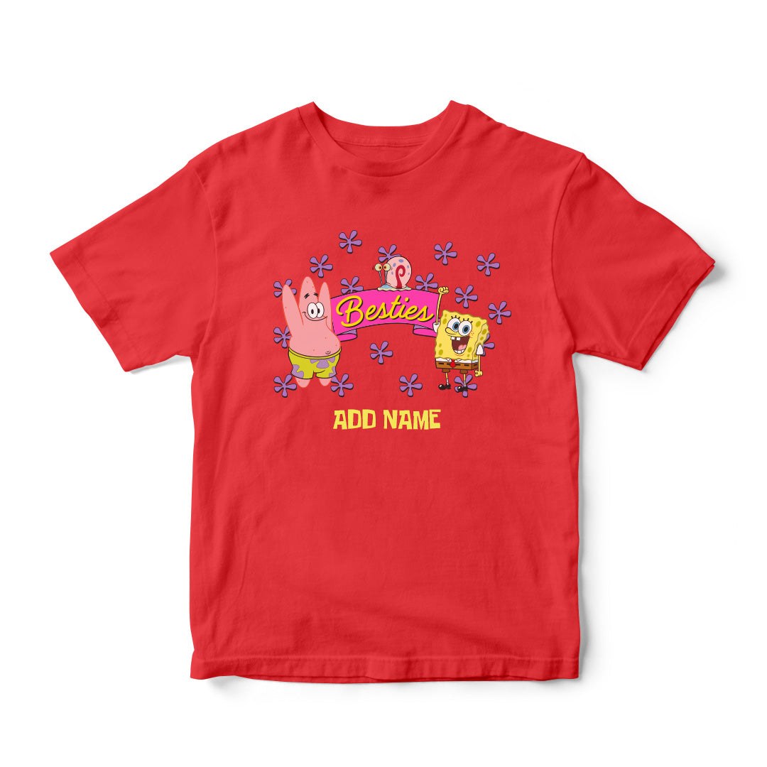 SpongeBob - Besties Personalized Kid's T-Shirt