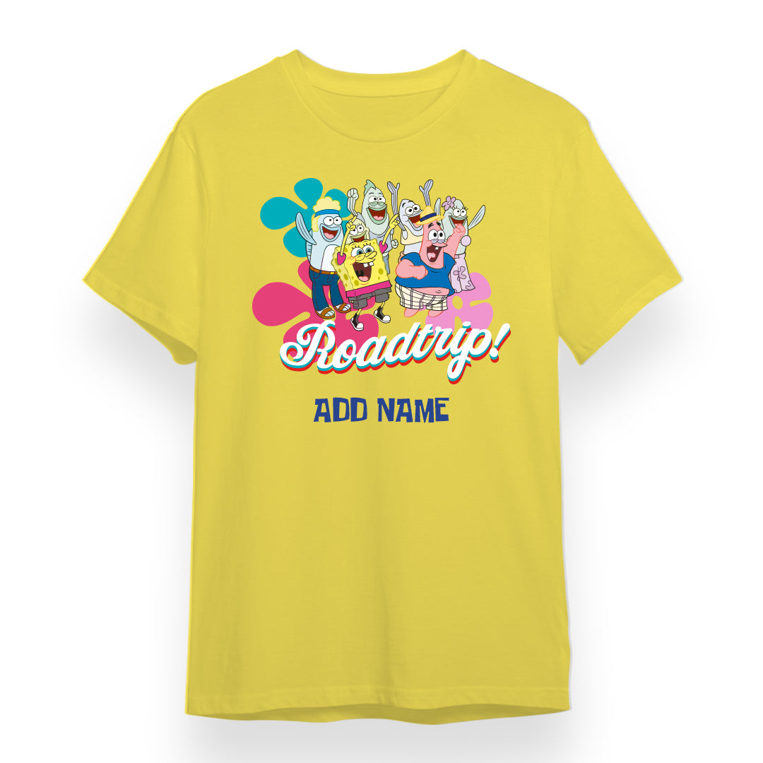 SpongeBob - Bob Roadtrip Personalized Adult T-Shirt