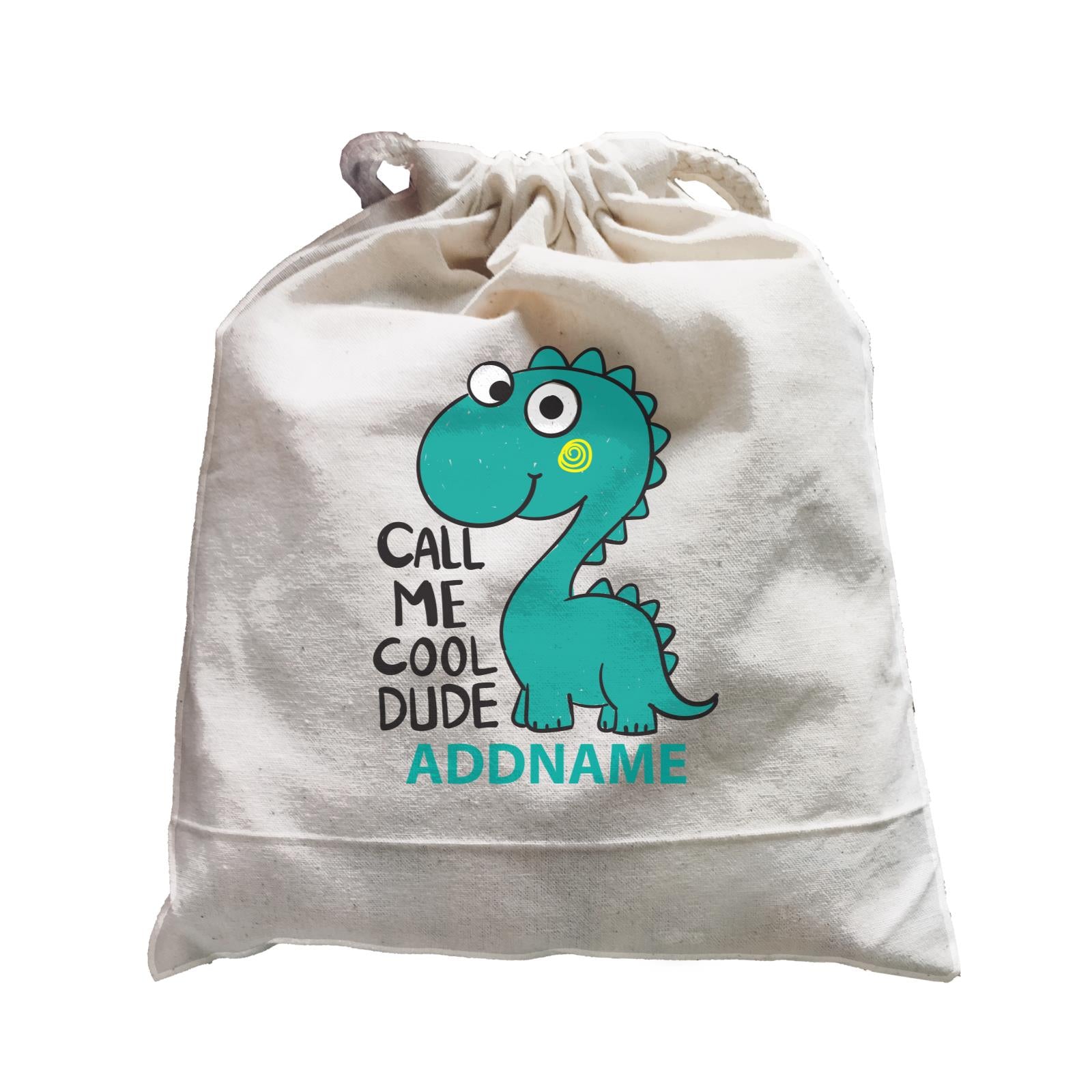Cool Cute Dinosaur Call Me Cool Dude Addname Satchel