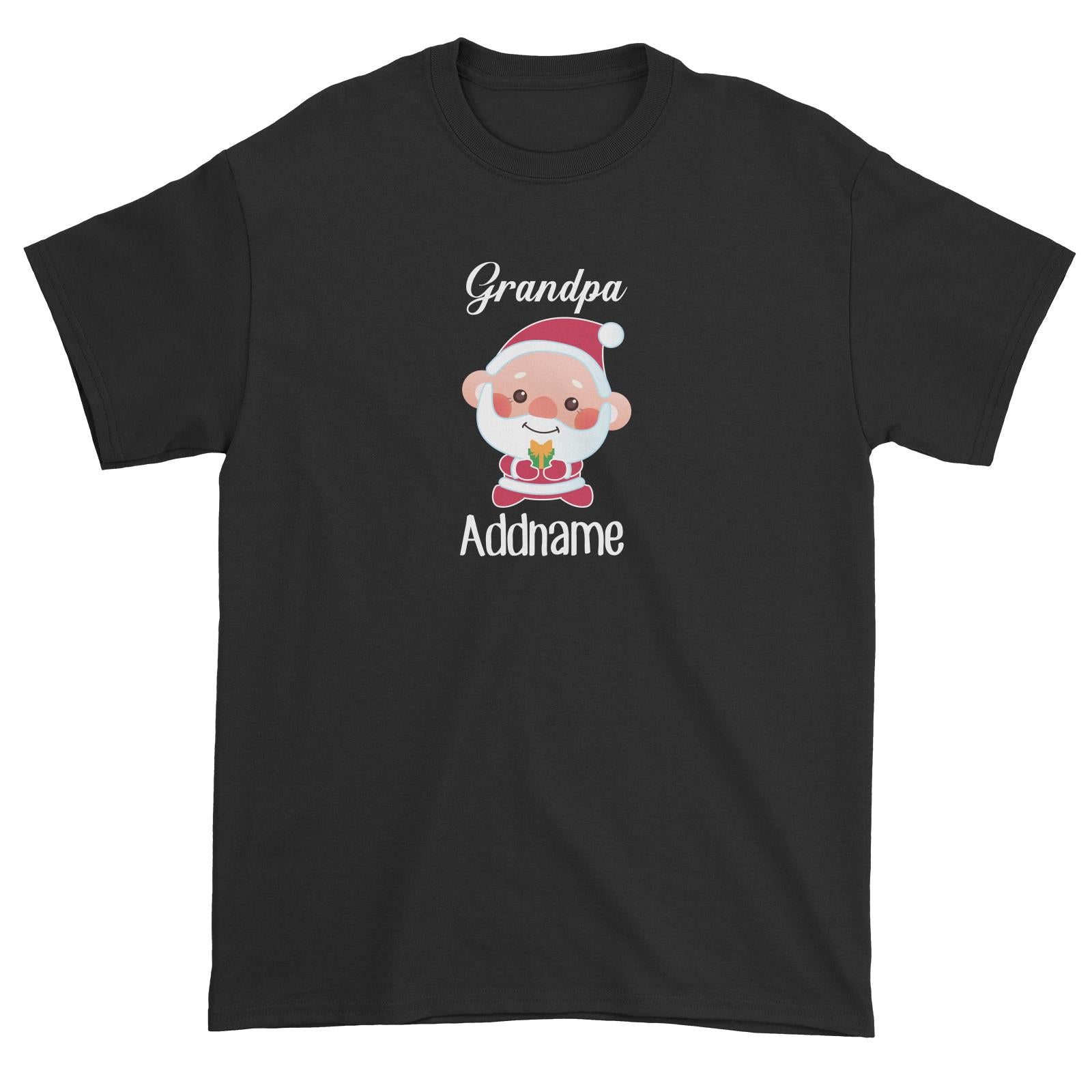 Christmas Cute Grandpa Santa Unisex T-Shirt