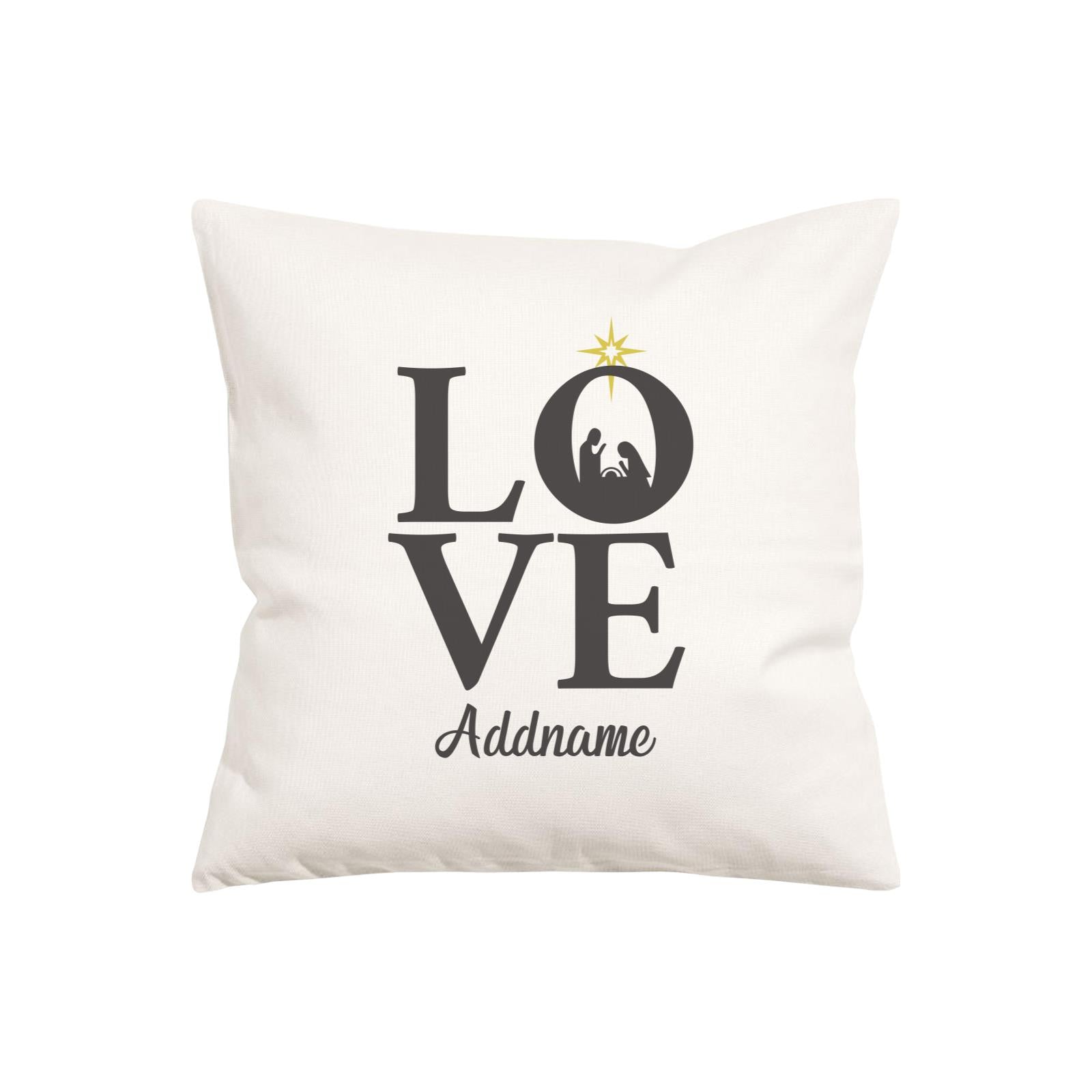 Xmas LOVE Nativity Scene Pillow Pillow Cushion