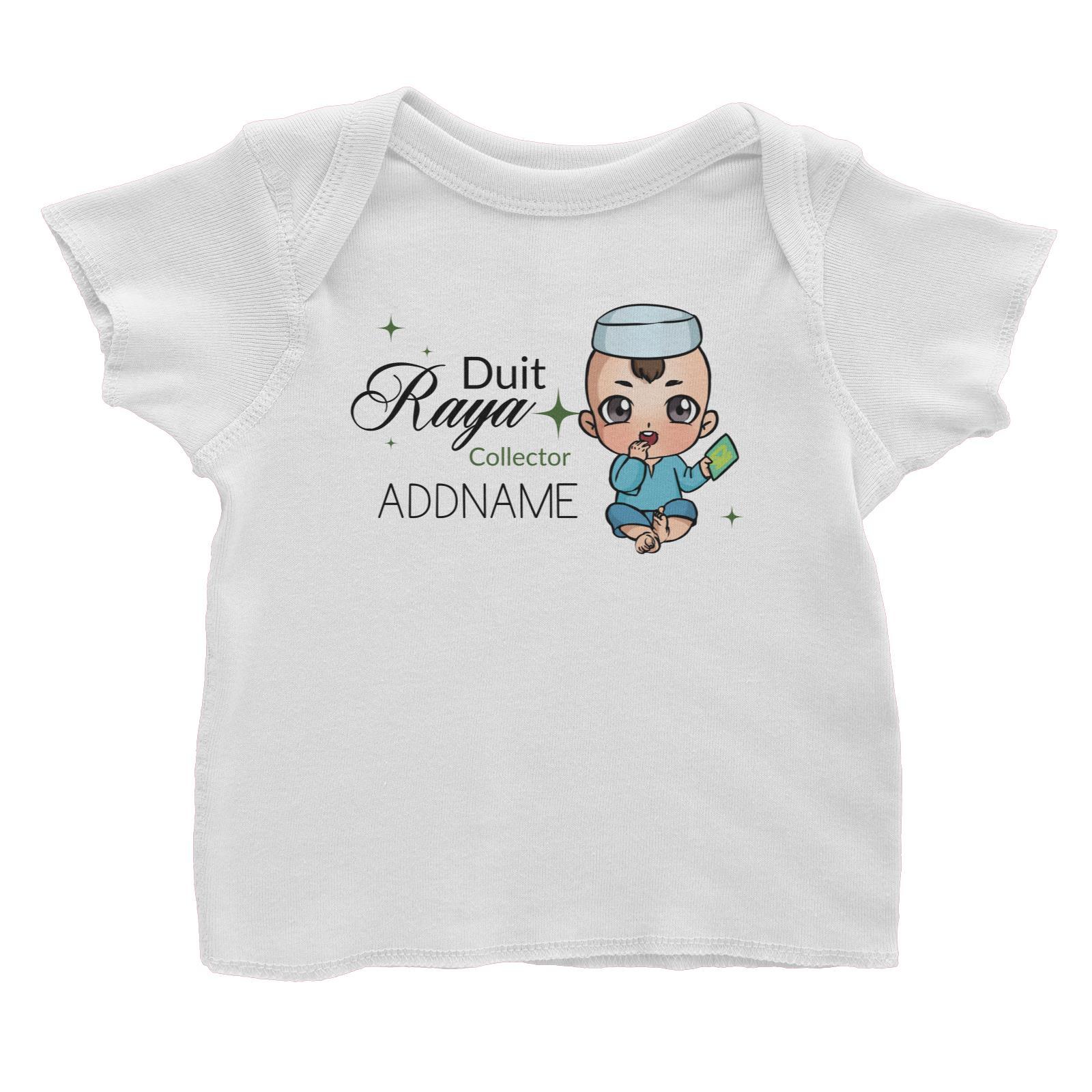 Raya Chibi Baby Baby Boy Duit Raya Collector Addname Baby T-Shirt