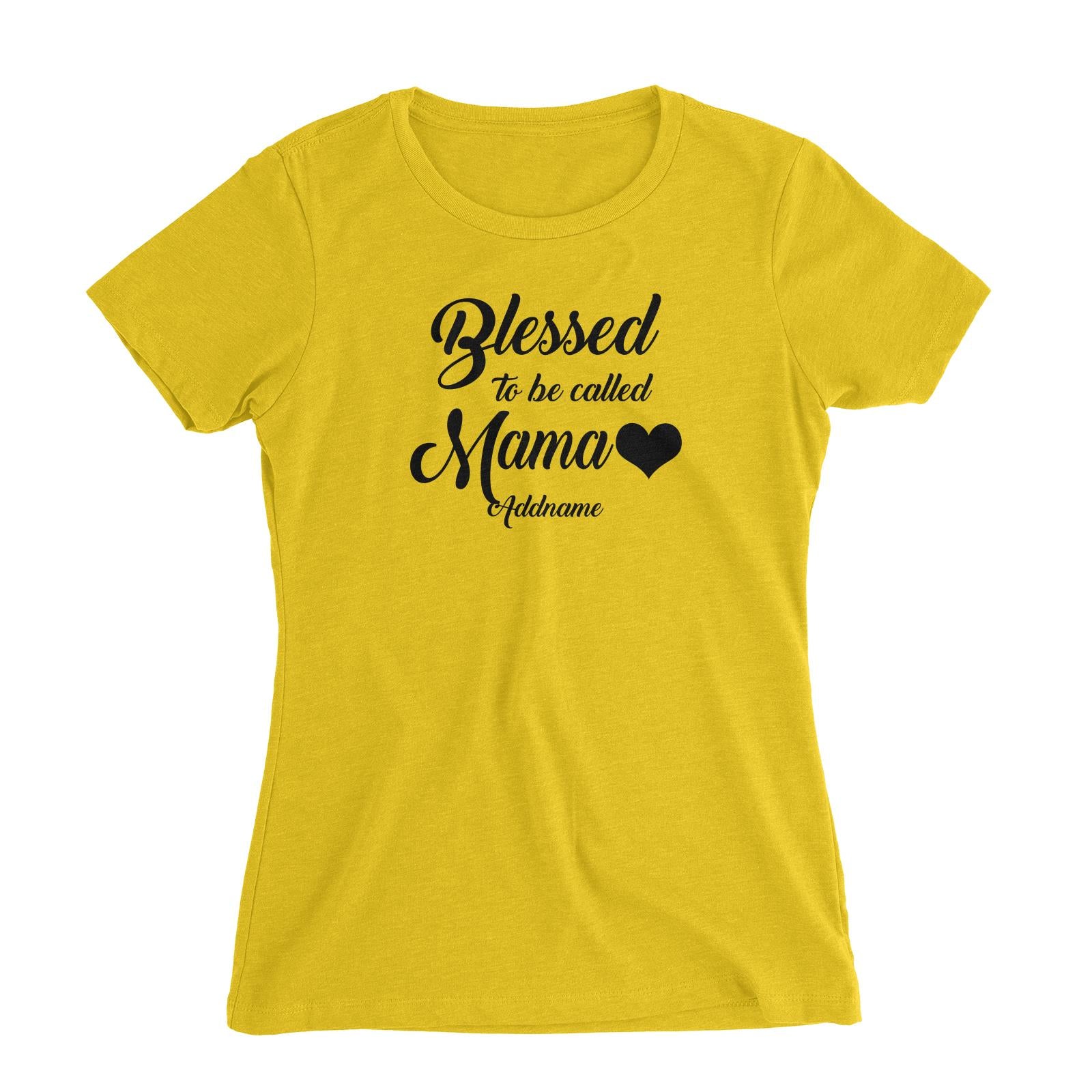 Blessed To Be Called Mama Women's Slim Fit T-Shirt