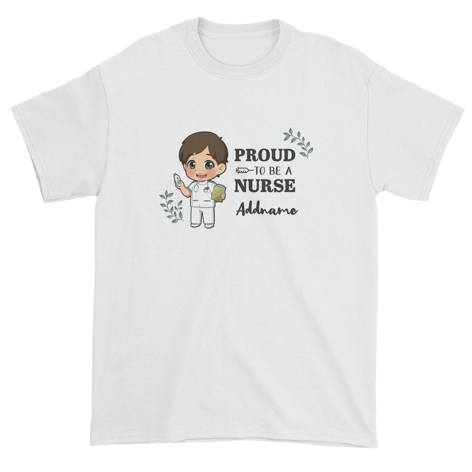 Proud To Be A Nurse Chibi Male Chinese Unisex T-Shirt
