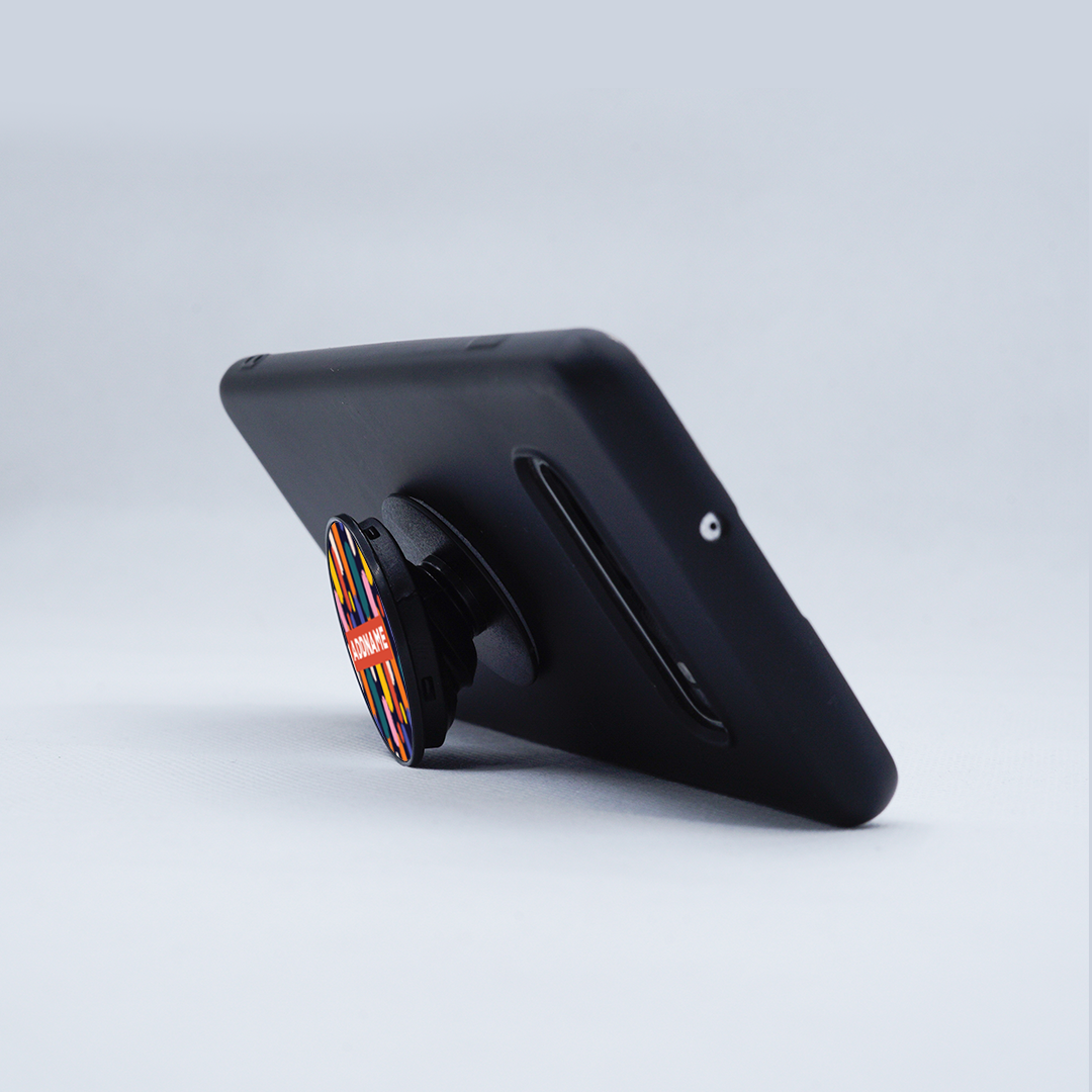 Abstract Colourful Strokes Phone Holder