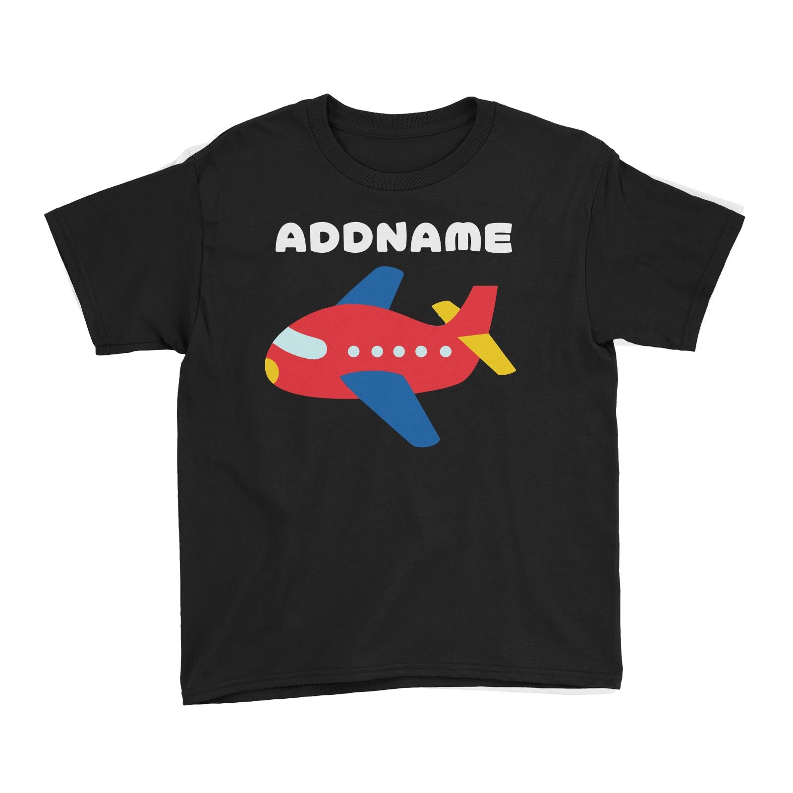 Transportation Plane Addname Kid's T-Shirt