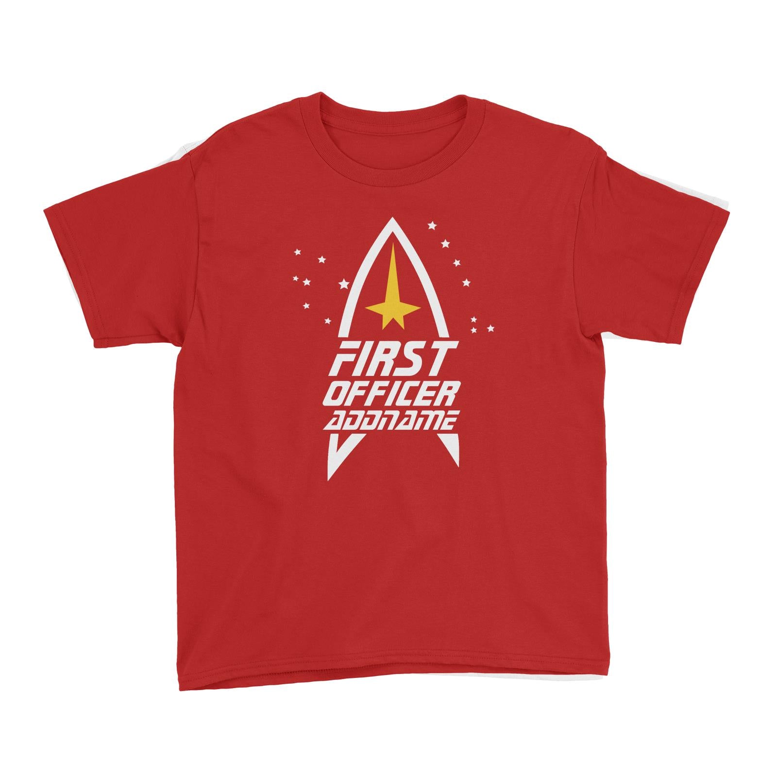 Star Trek First Officer Kid's T-Shirt