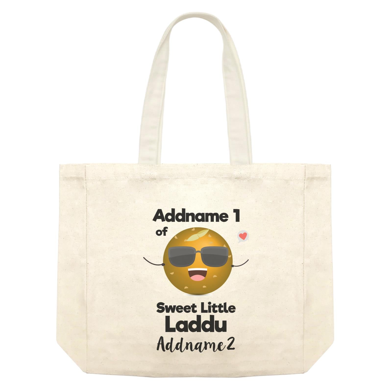Addname 1 of Sweet Little Laddu Addname 2 Shopping Bag