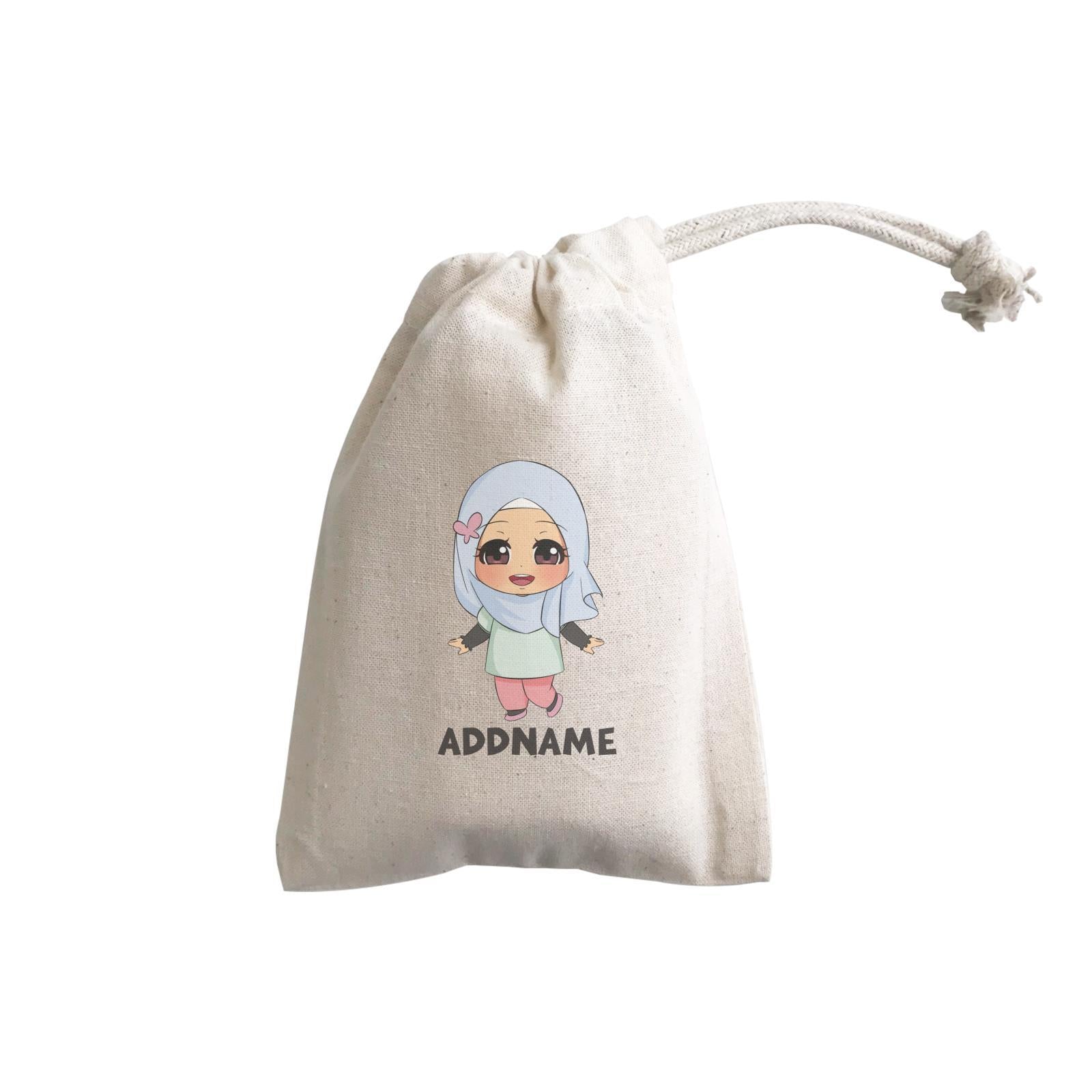 Children's Day Gift Series Little Malay Girl Addname  Gift Pouch