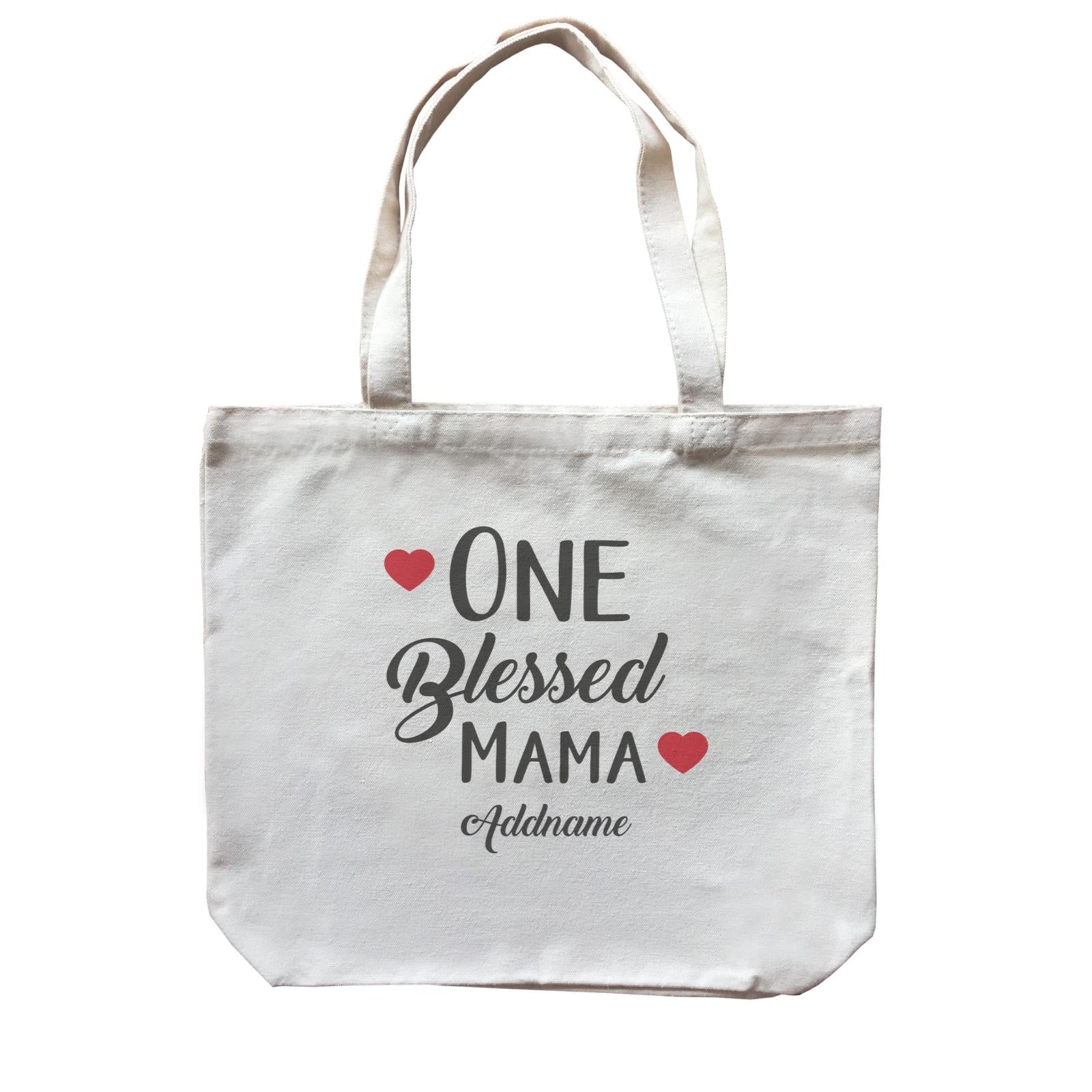 Christian Series One Blessed Mama Addname Canvas Bag