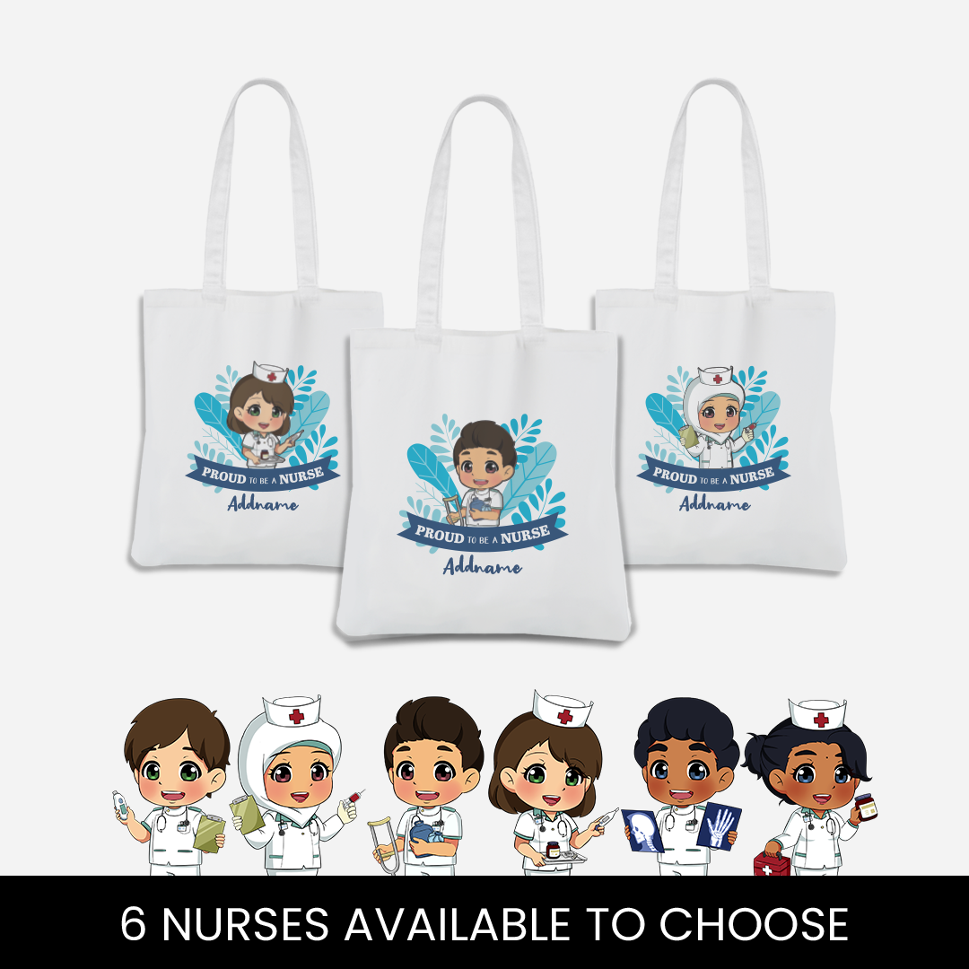 Nurse Series - White Canvas Bag