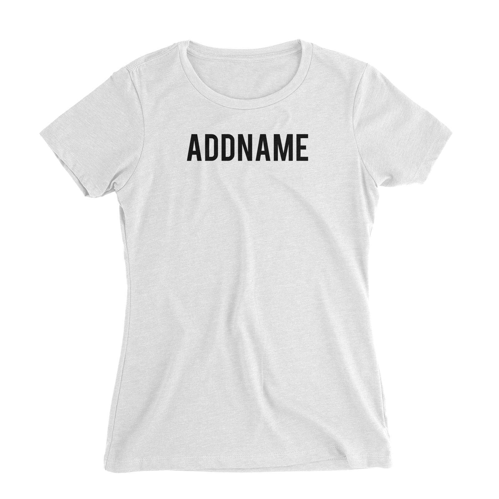If Lost Return To Addname Original Women's Slim Fit T-Shirt