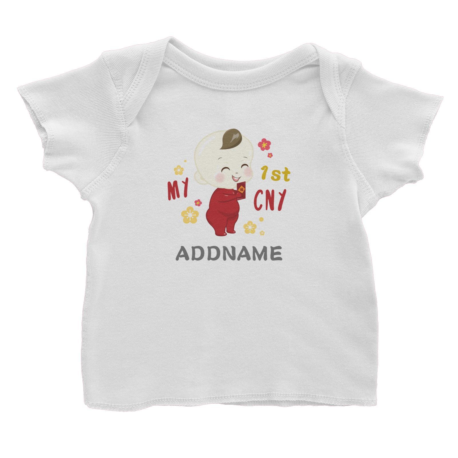 Chinese New Year Family My 1st CNY Baby Boy Addname Baby T-Shirt