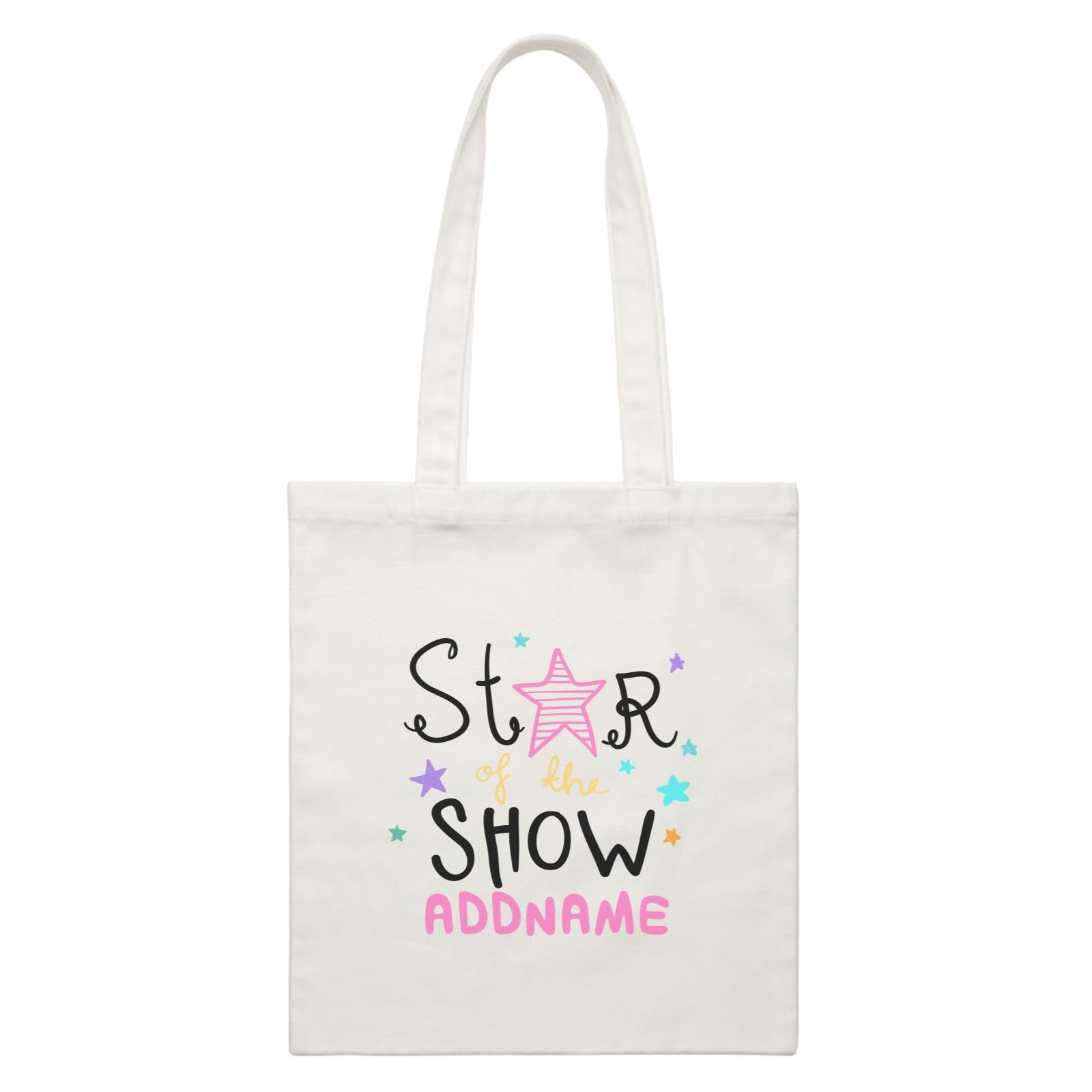 Children's Day Gift Series Star Of The Show Pink Addname  Canvas Bag