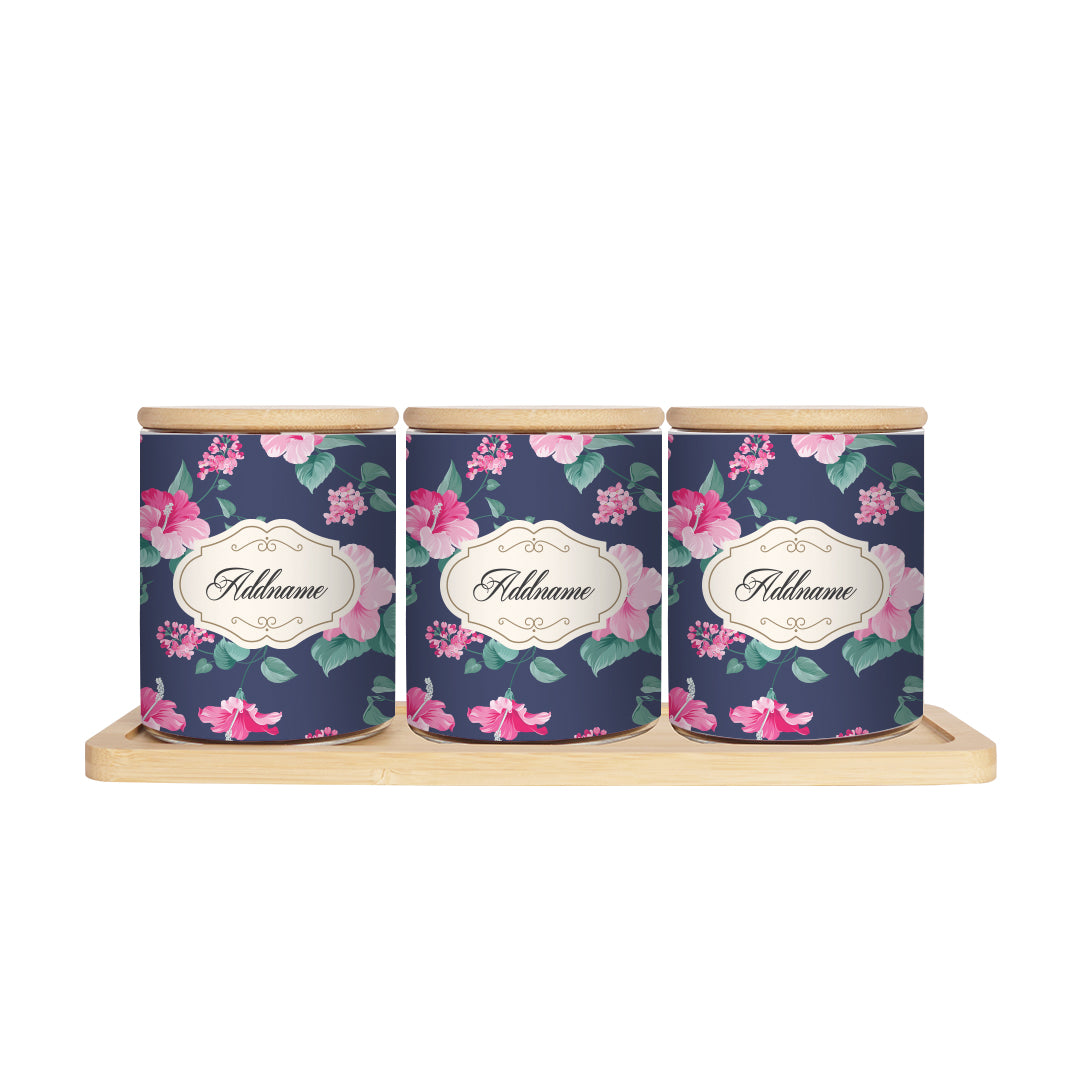 Tranquil Hibiscus Canister