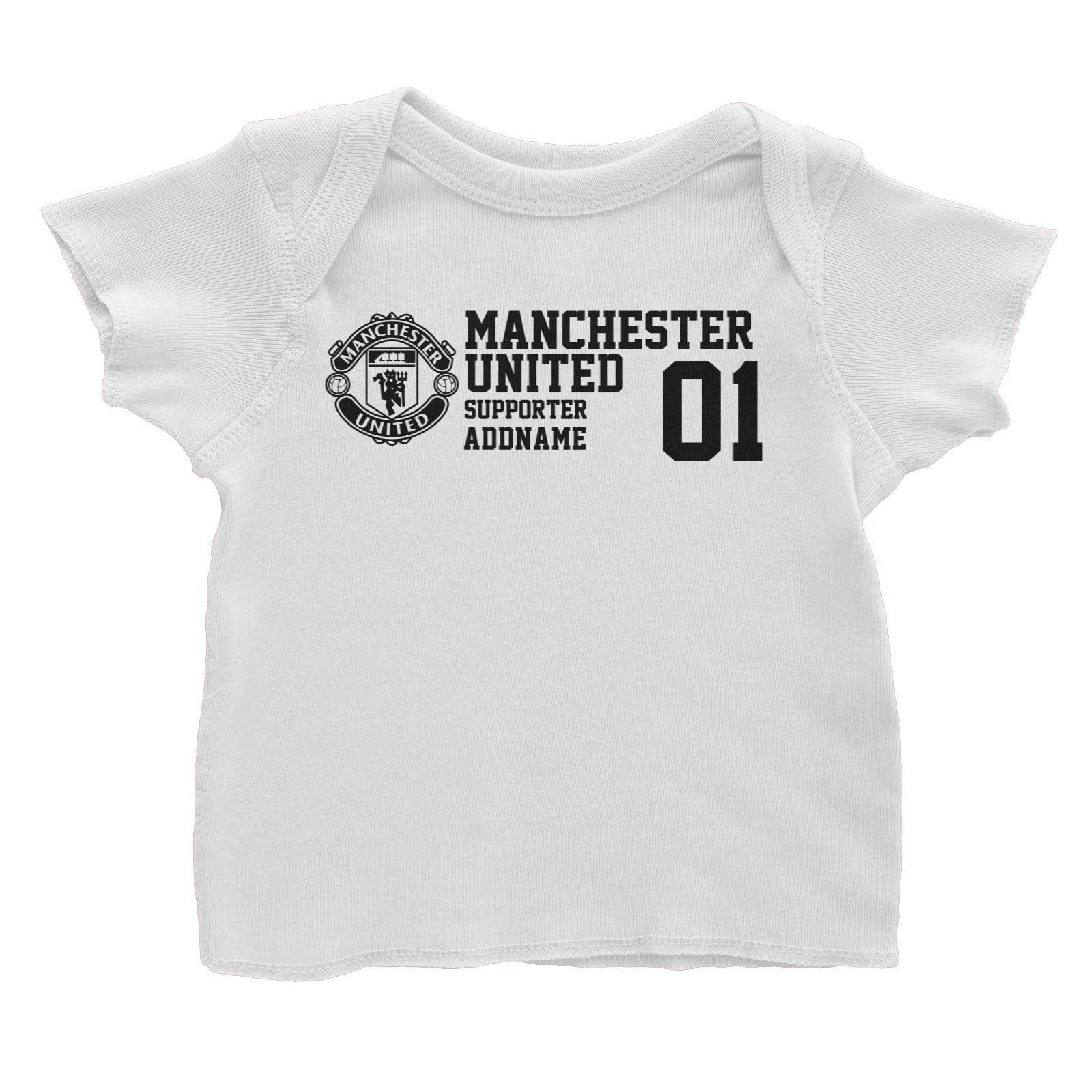 Manchester United Football Supporter Addname Baby T-Shirt