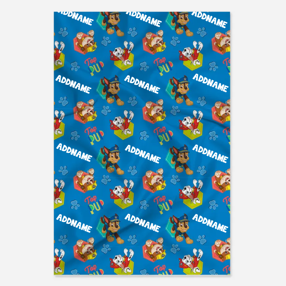 Paw Patrol - Mission : Have Fun! Personalized Chase Blanket