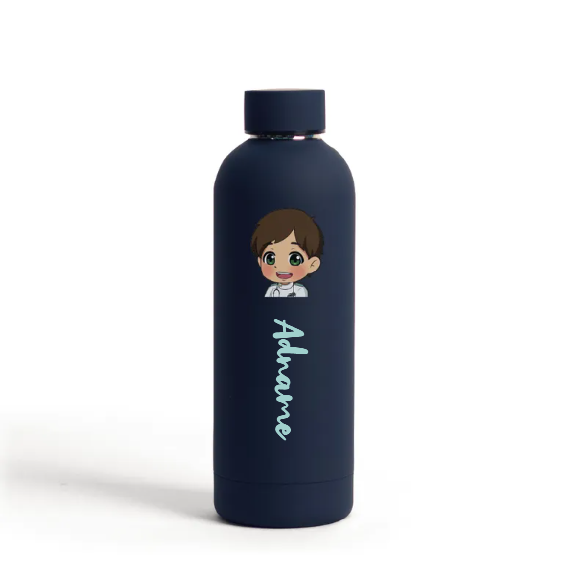 Nurse Series - Navy Mizu 500ml Thermo Water Bottle