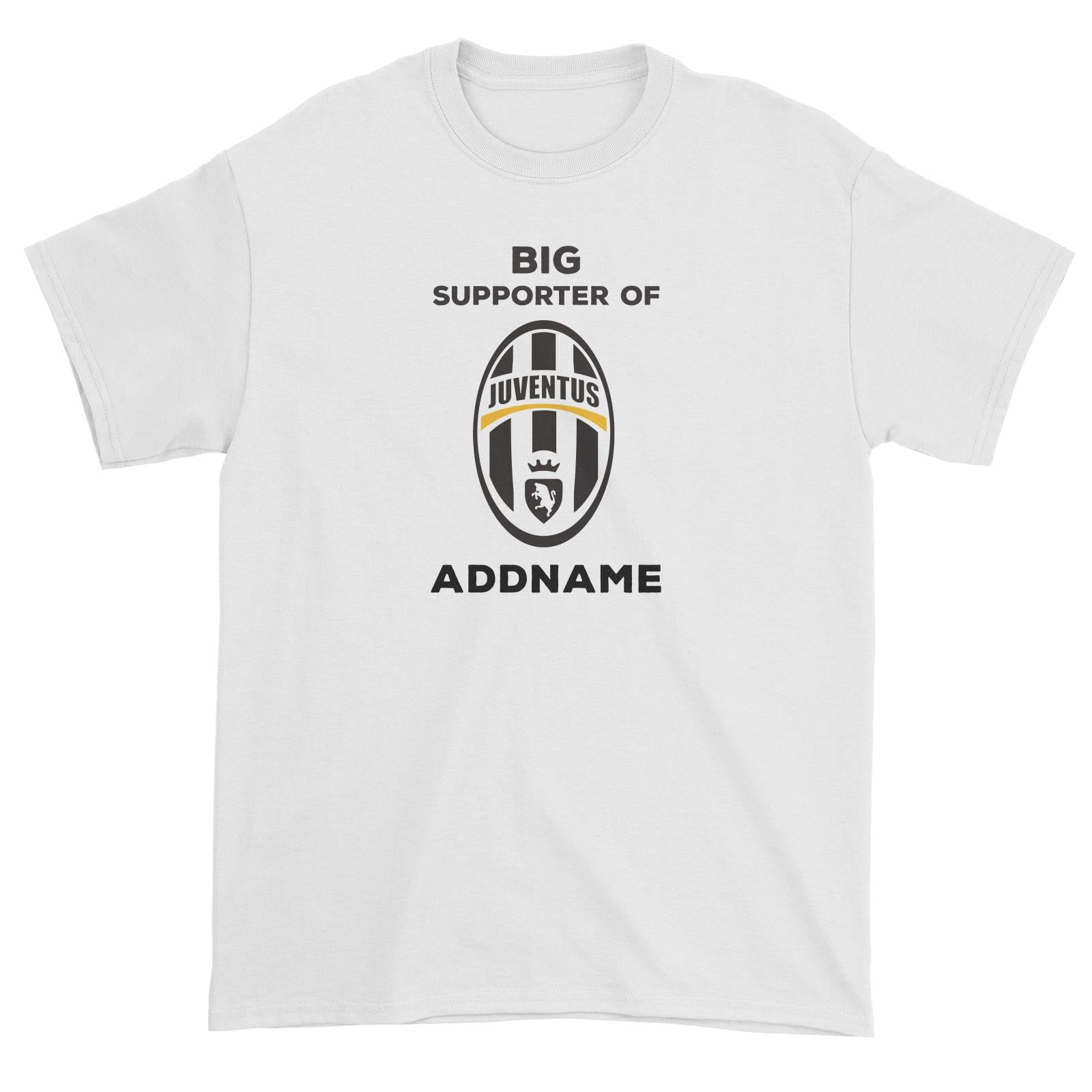 Juventus FC Big Supporter Personalizable with Name Unisex T-Shirt