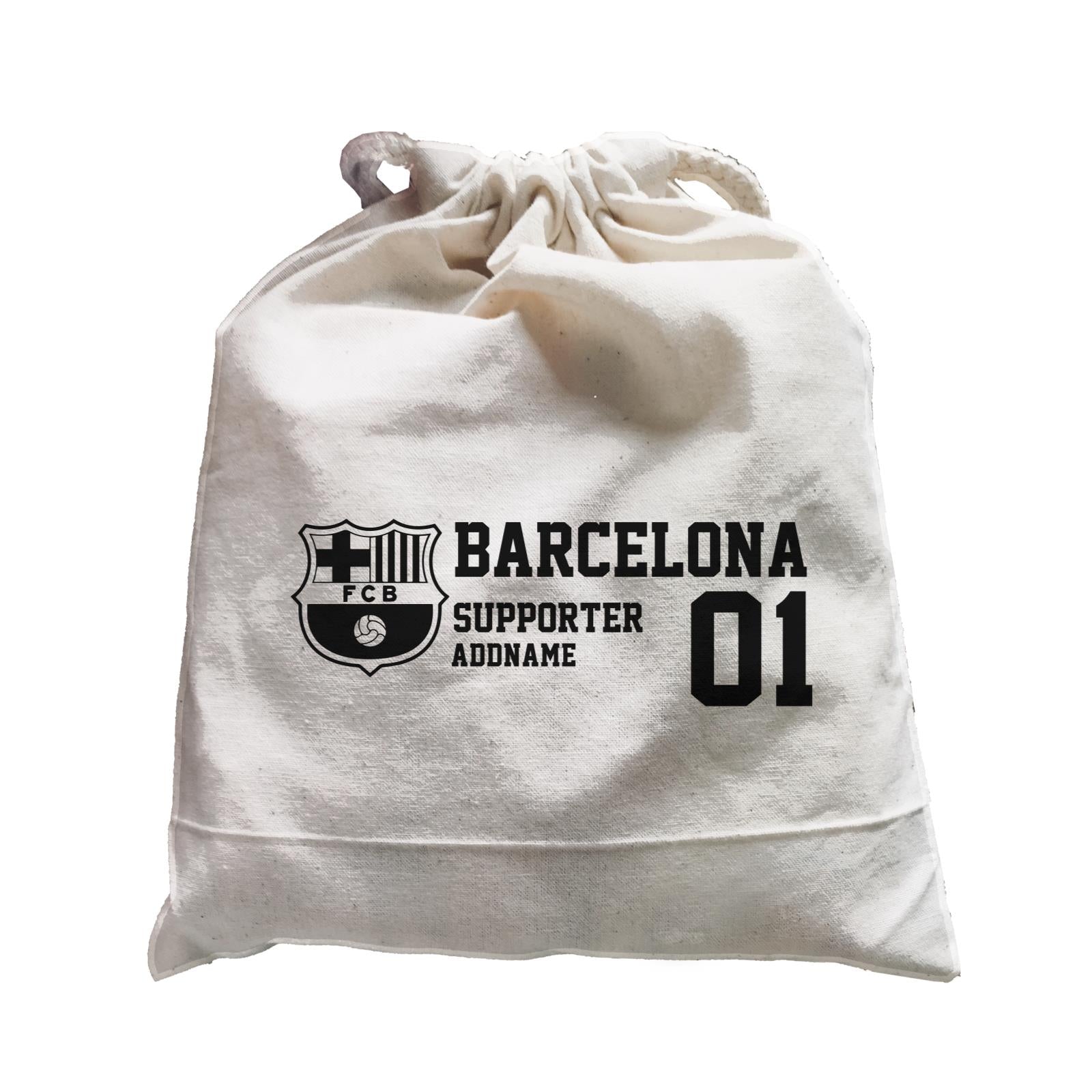 Barcelona Football Logo Supporter Accessories Addname Satchel