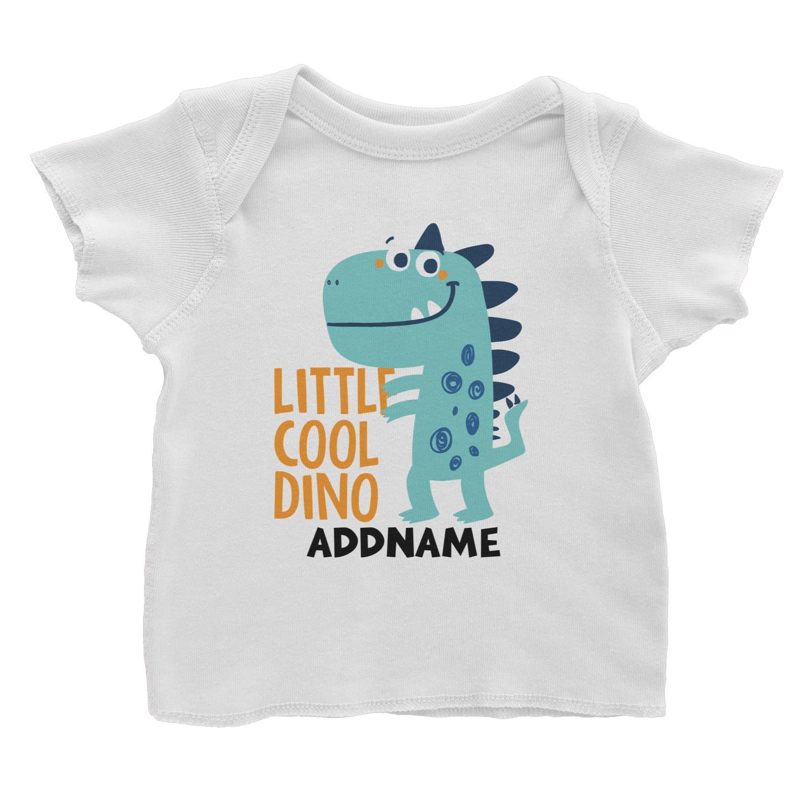 Little Cool Dino Addname Baby T-Shirt