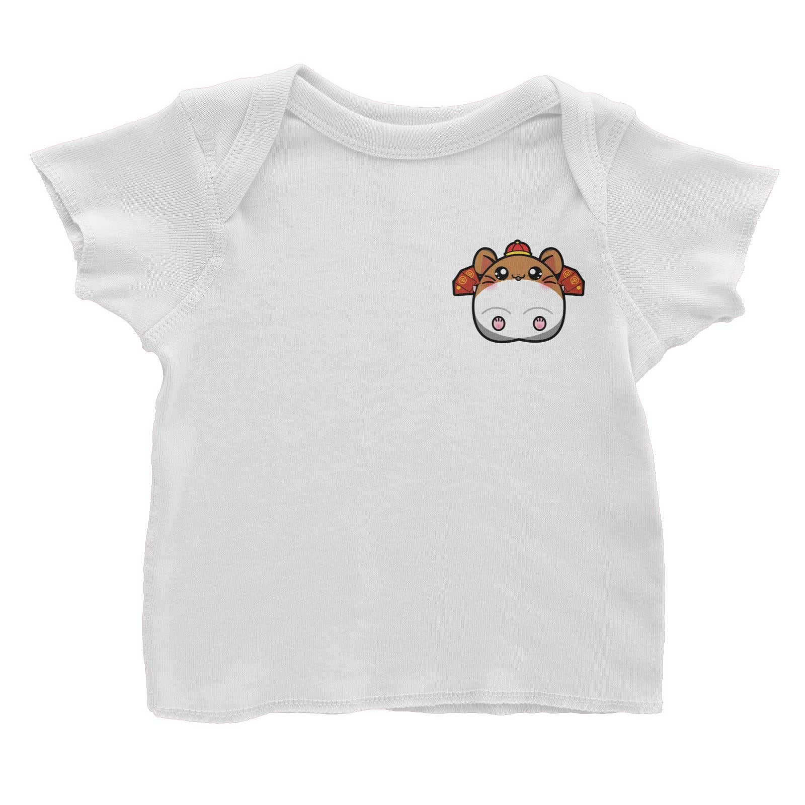 Prosperous Pocket Mouse Series Bob With AngPao Wishes Happy Prosperity Baby T-Shirt