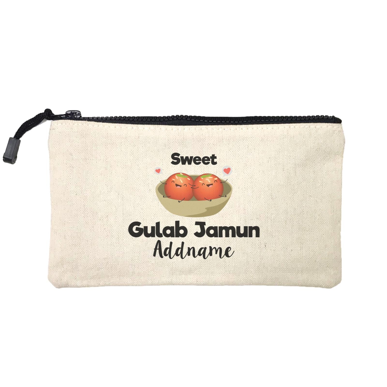 Sweet Gulab Jamun Addname Mini Accessories Stationery Pouch
