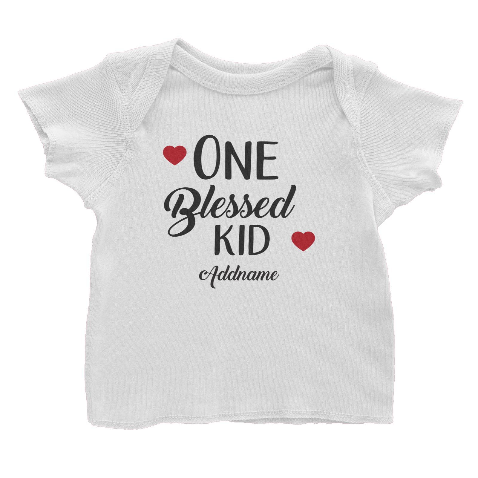 Christian Series One Blessed Kid Addname Baby T-Shirt
