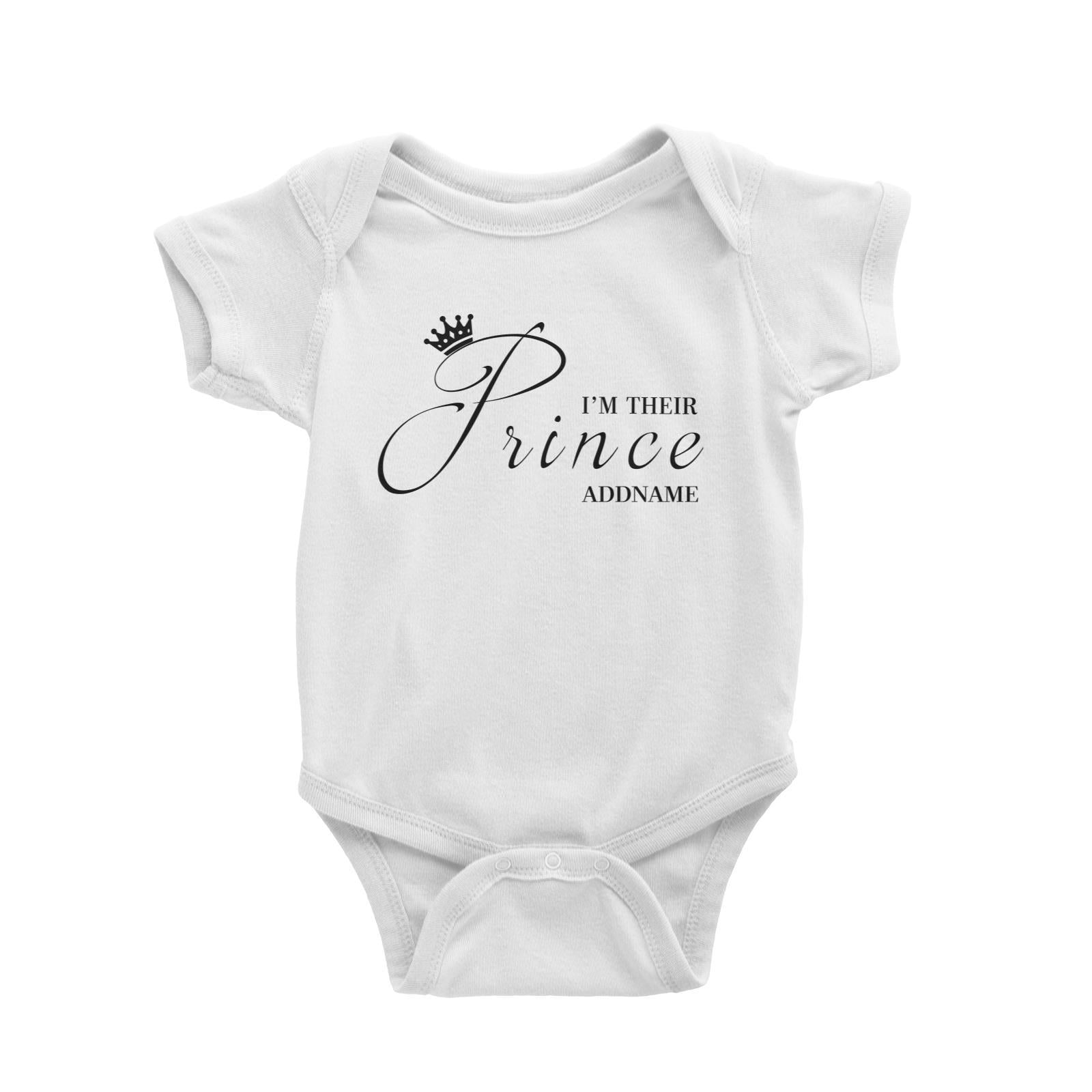 Royal I'm Their Prince (FLASH DEAL) Matching Family Baby Romper