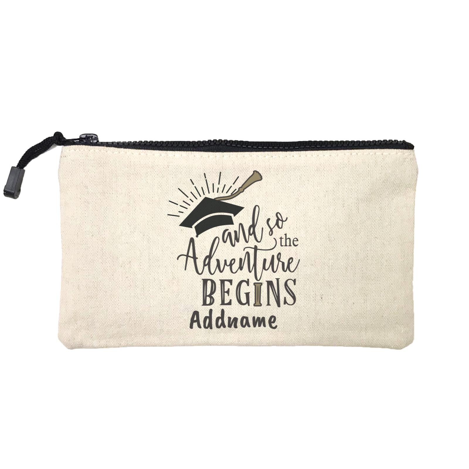 Graduation Series And So The Adventure Begins Mini Accessories Stationery Pouch