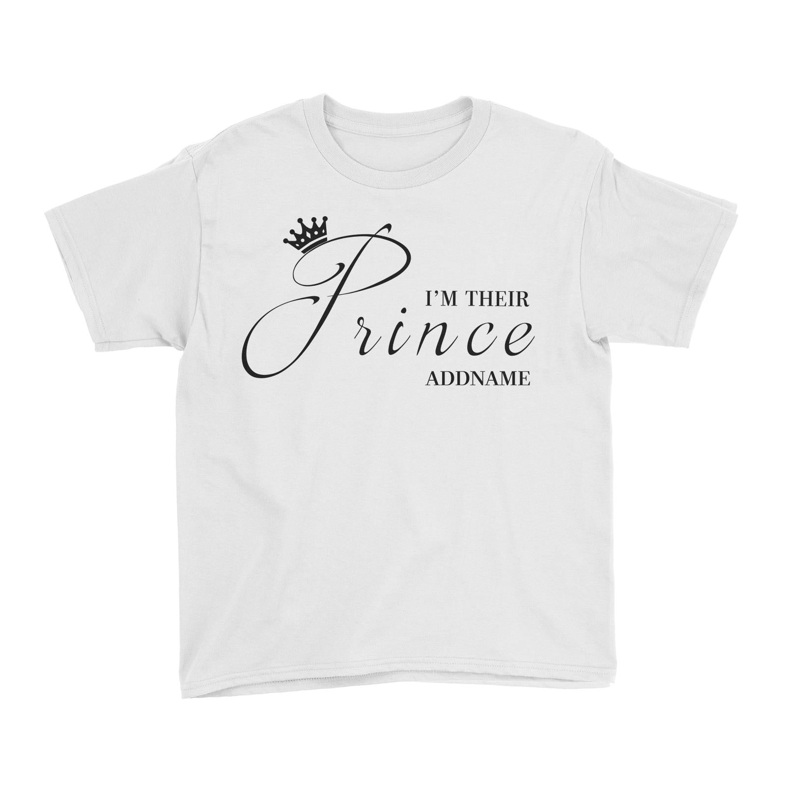 Royal I'm Their Prince (FLASH DEAL) Matching Family Kid's T-Shirt
