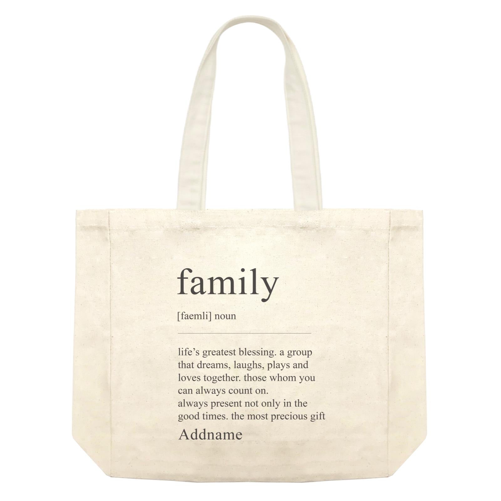 Family Is Everythings Quotes Family Noun Meaning Addname Shopping Bag
